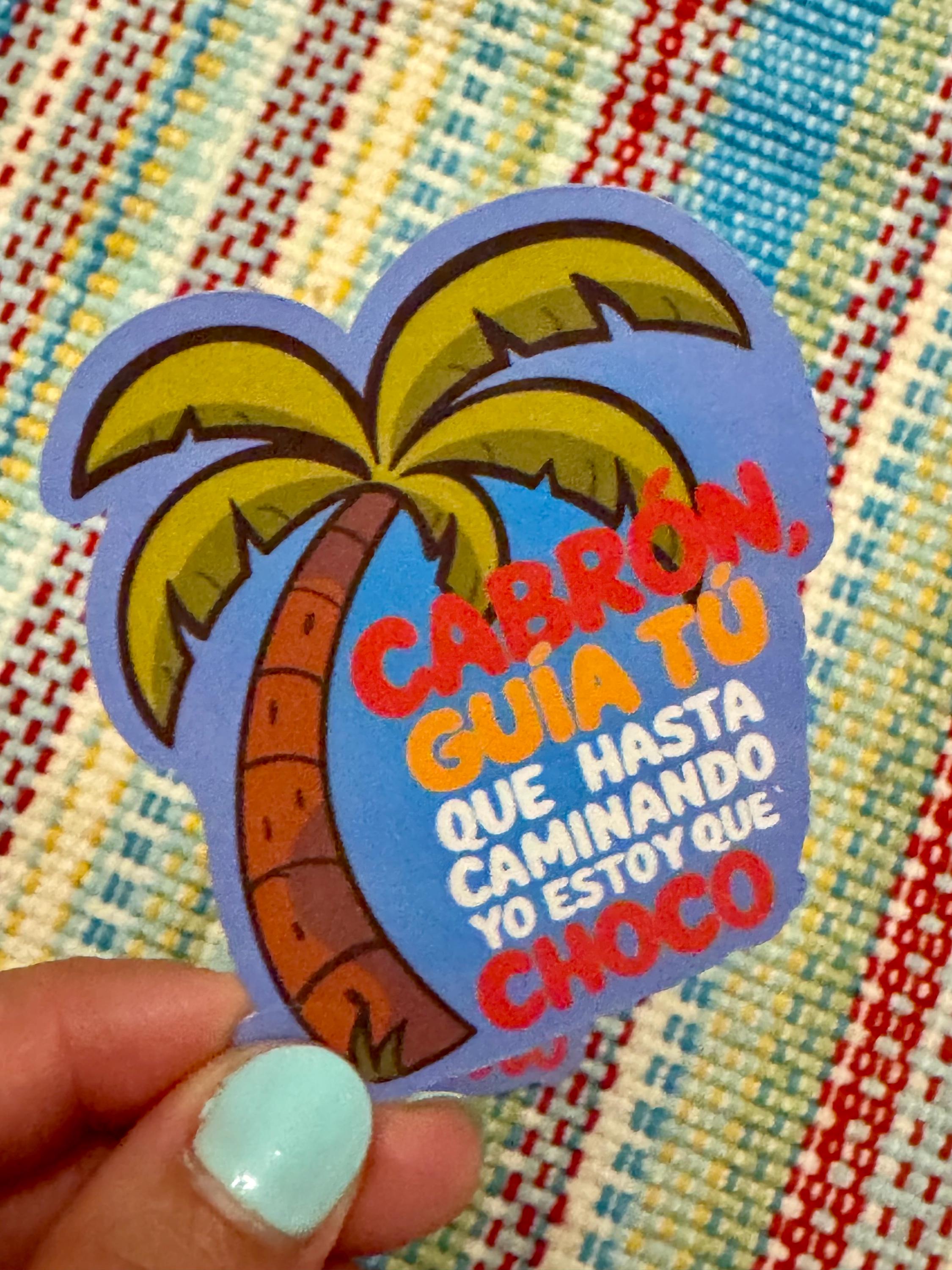 Cabrón Guide You Puerto Rican Humor Vinyl Sticker