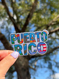 Puerto Rico Island Pride Vinyl Sticker