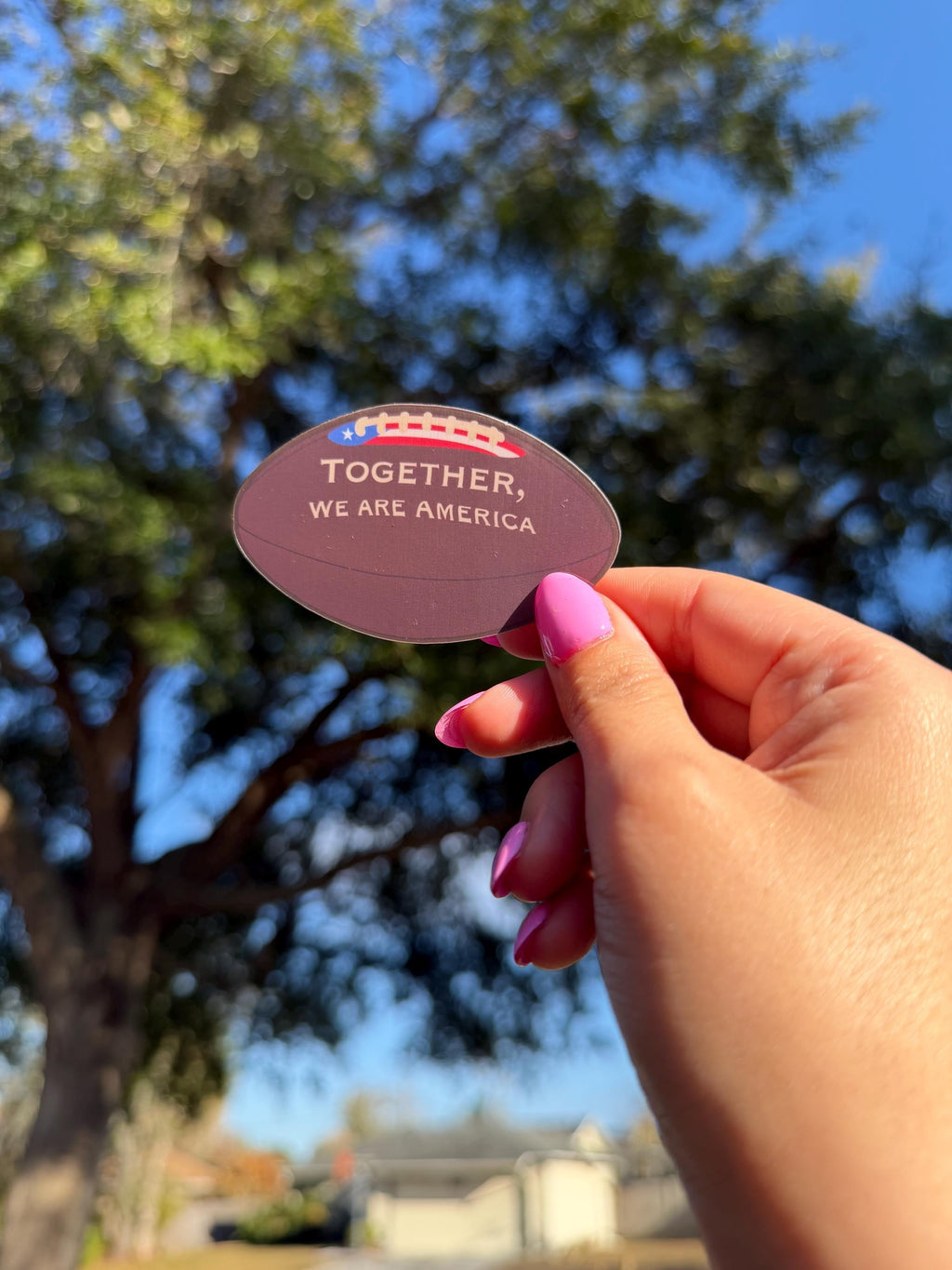 Together We Are America Unity Vinyl Sticker