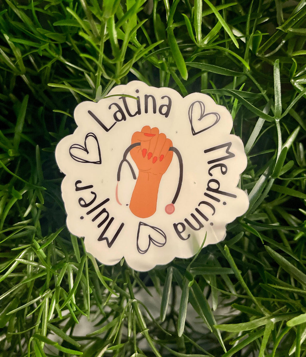Latina Medicina Mujer Empowerment Vinyl Sticker