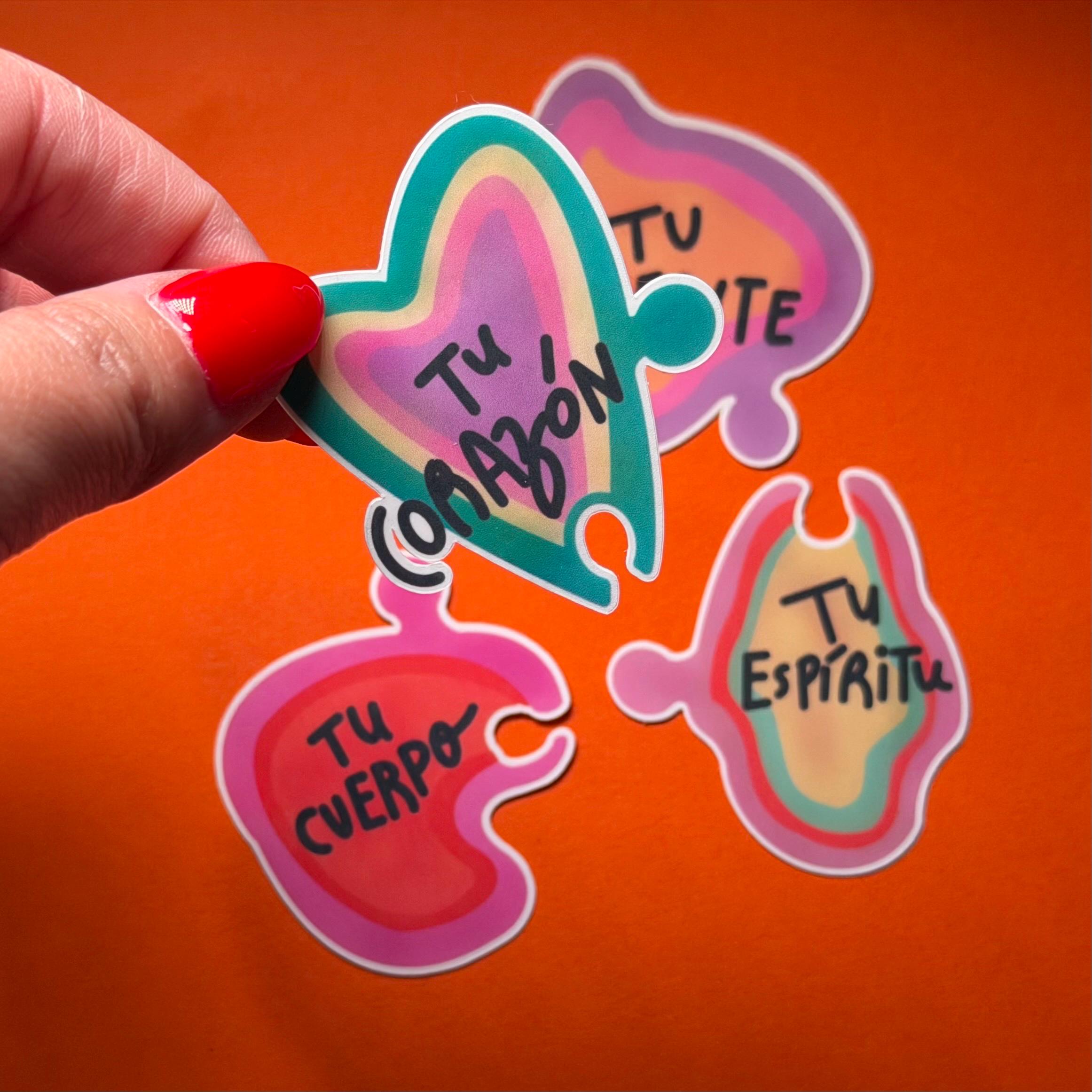 Self-Care Affirmation Sticker Set