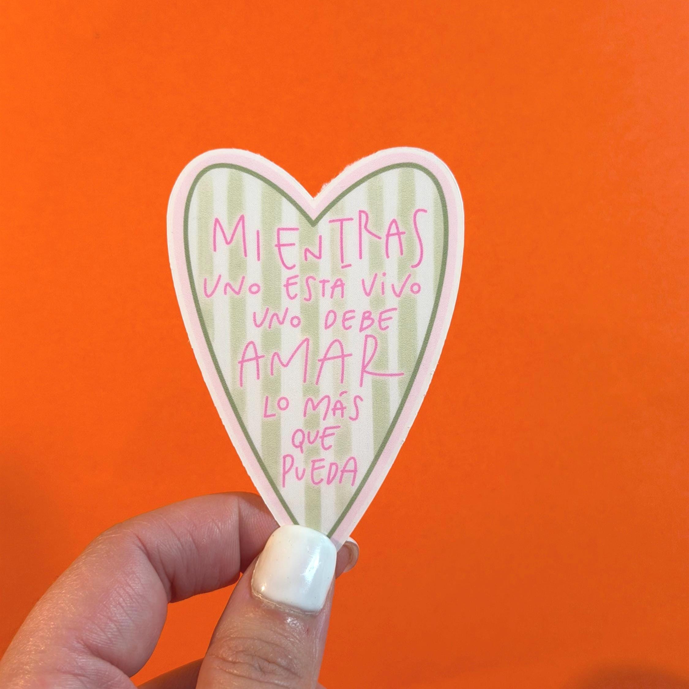 Bad Bunny Love Quote Vinyl Sticker