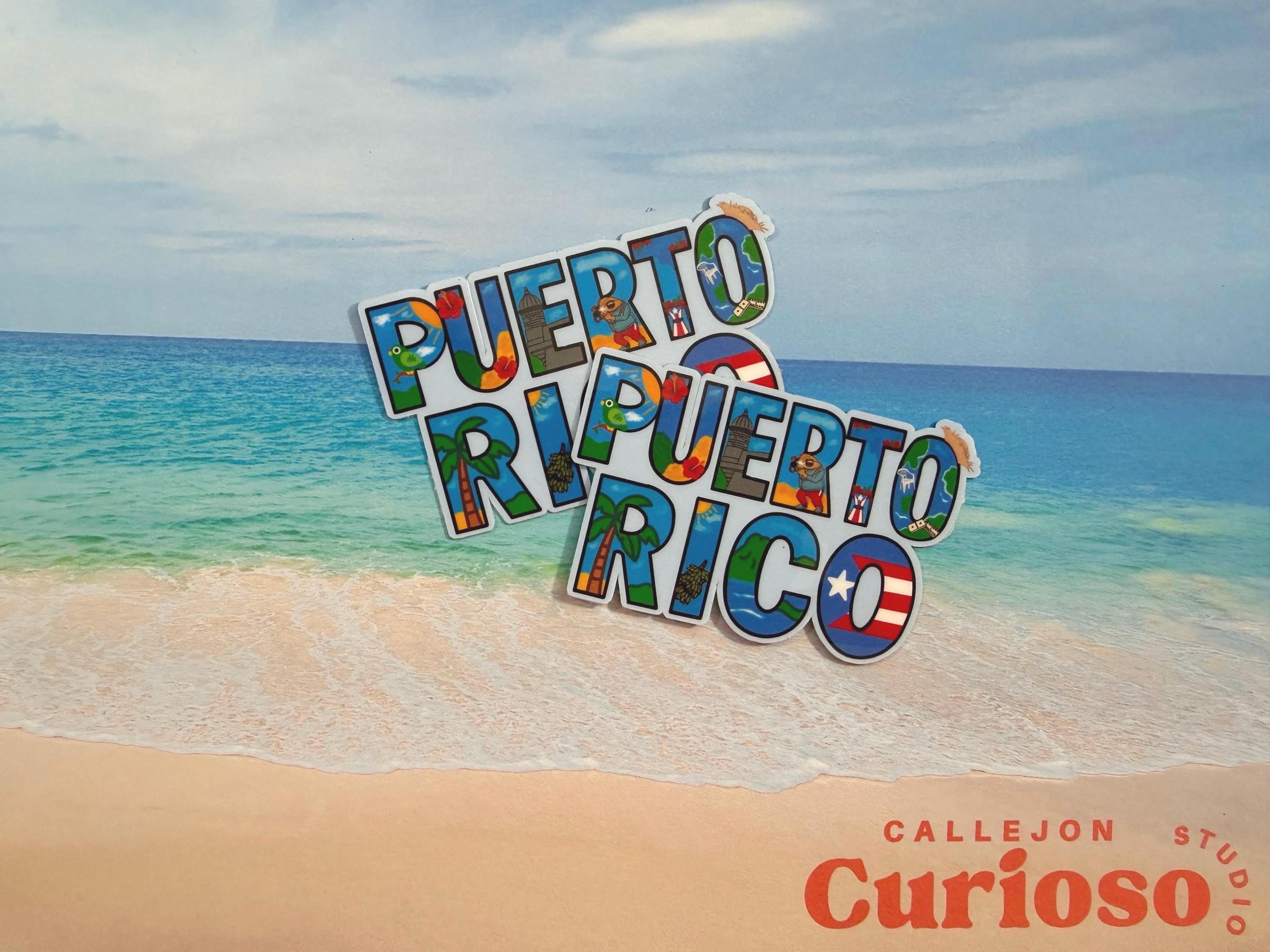 Puerto Rico Island Pride Vinyl Sticker