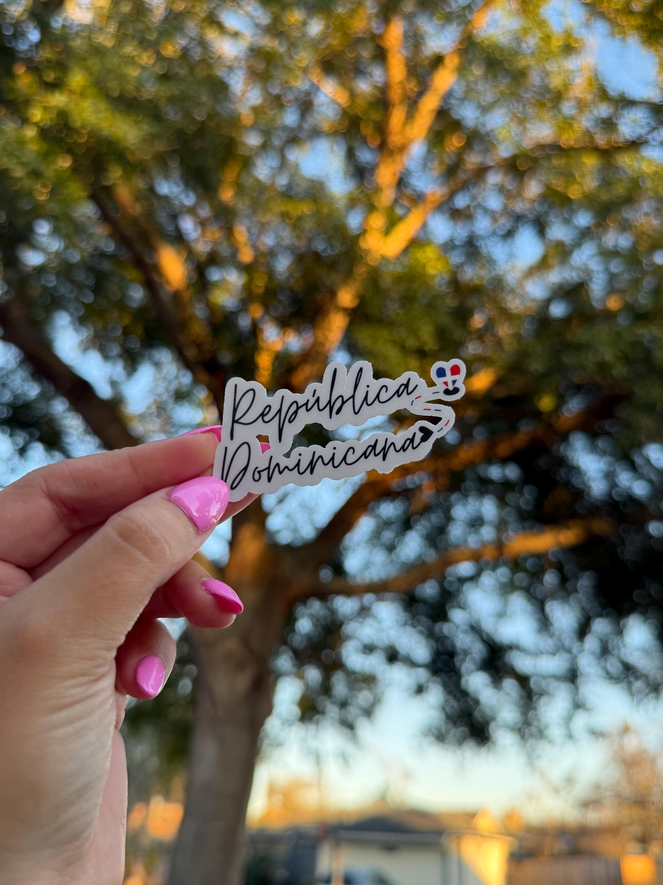 Minimalist Latino Country Flag Vinyl Sticker