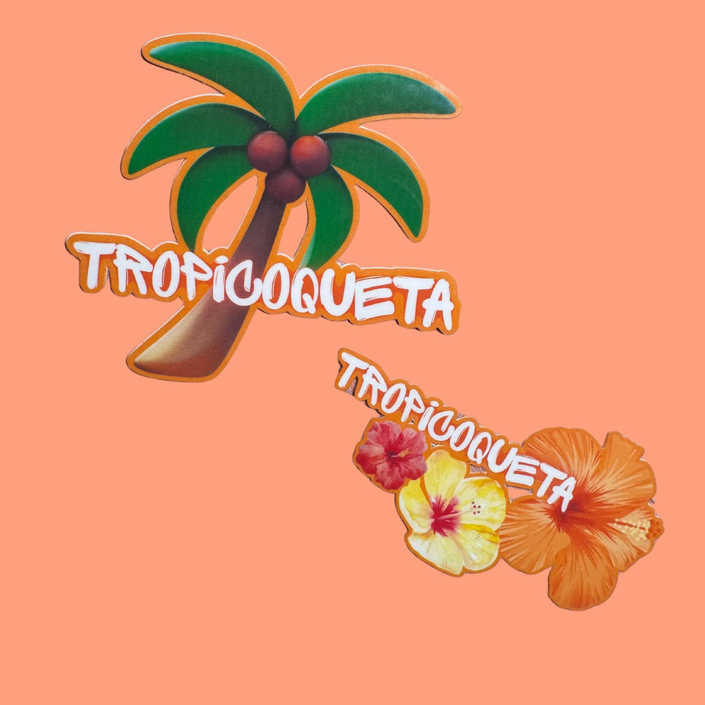 Tropicoqueta Tropical Baddie Vinyl Sticker