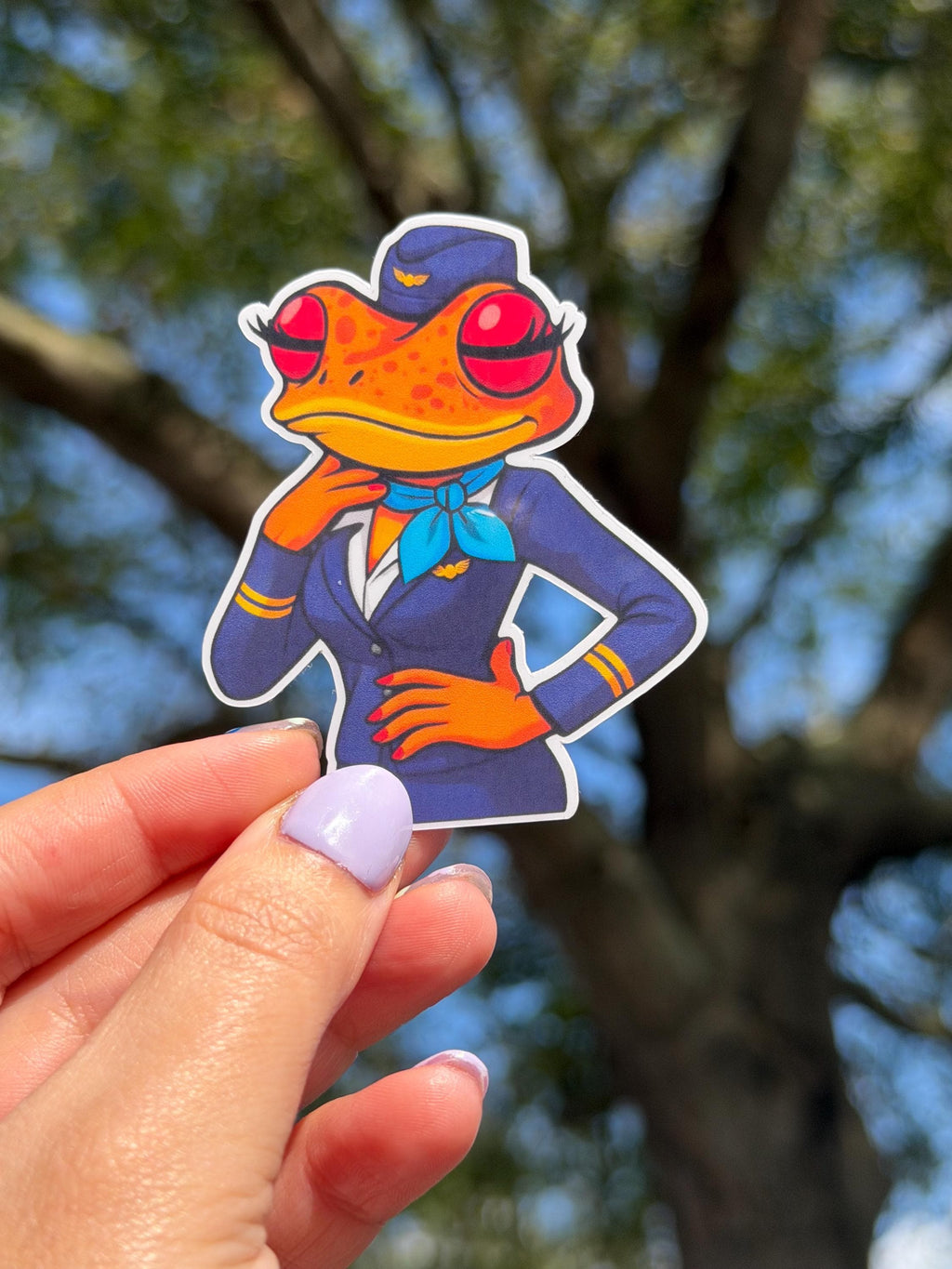 Sapo Concho Pilot Vinyl Sticker