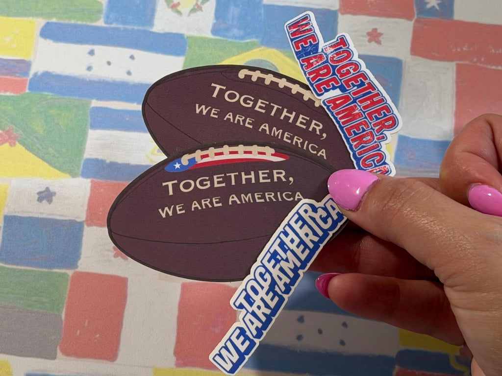 Together We Are America Unity Vinyl Sticker