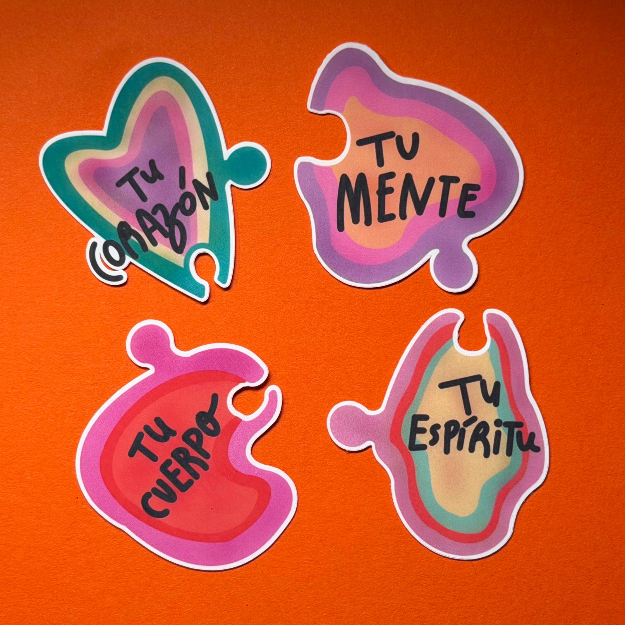 Self-Care Affirmation Sticker Set