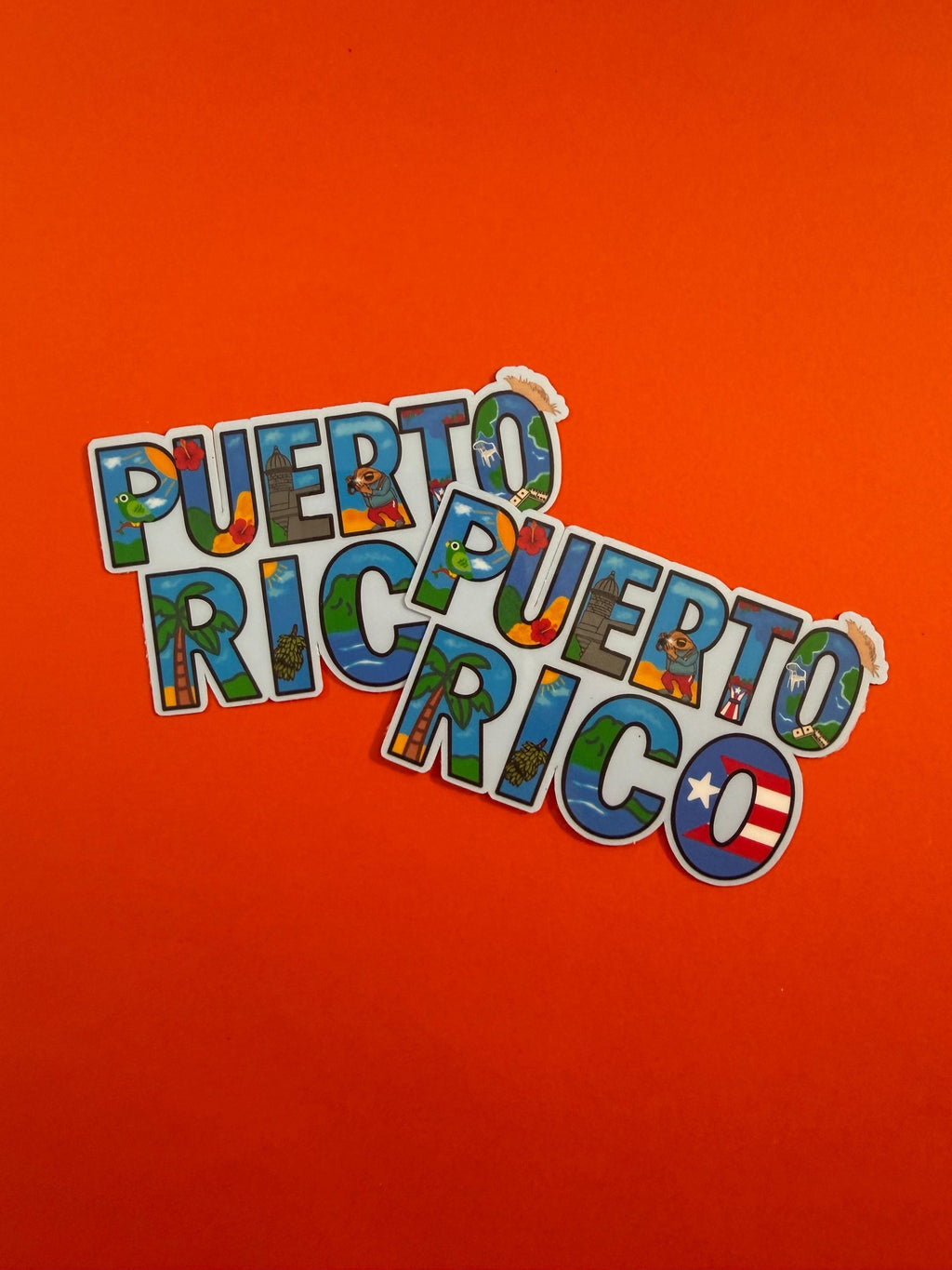 Puerto Rico Island Pride Vinyl Sticker