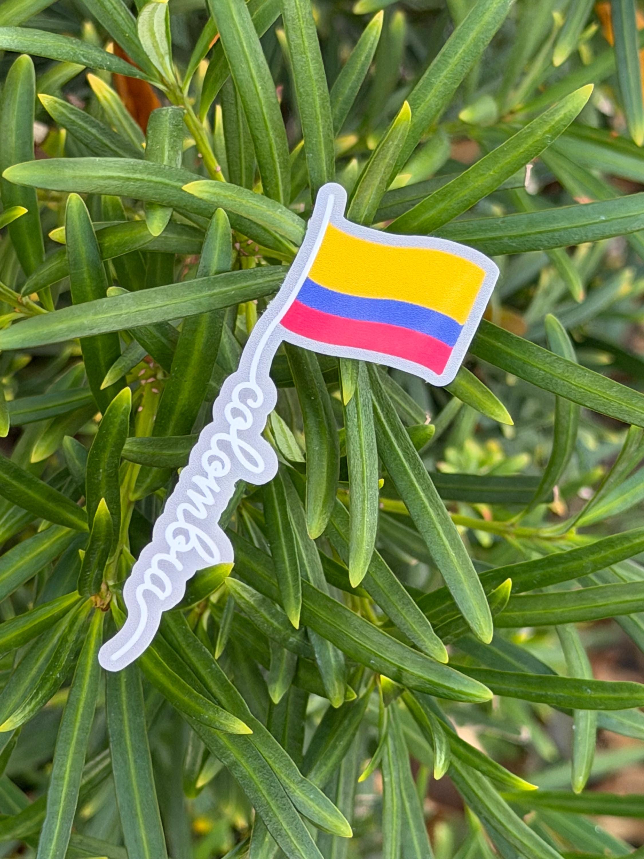 Colombia Flag Culture Vinyl Sticker