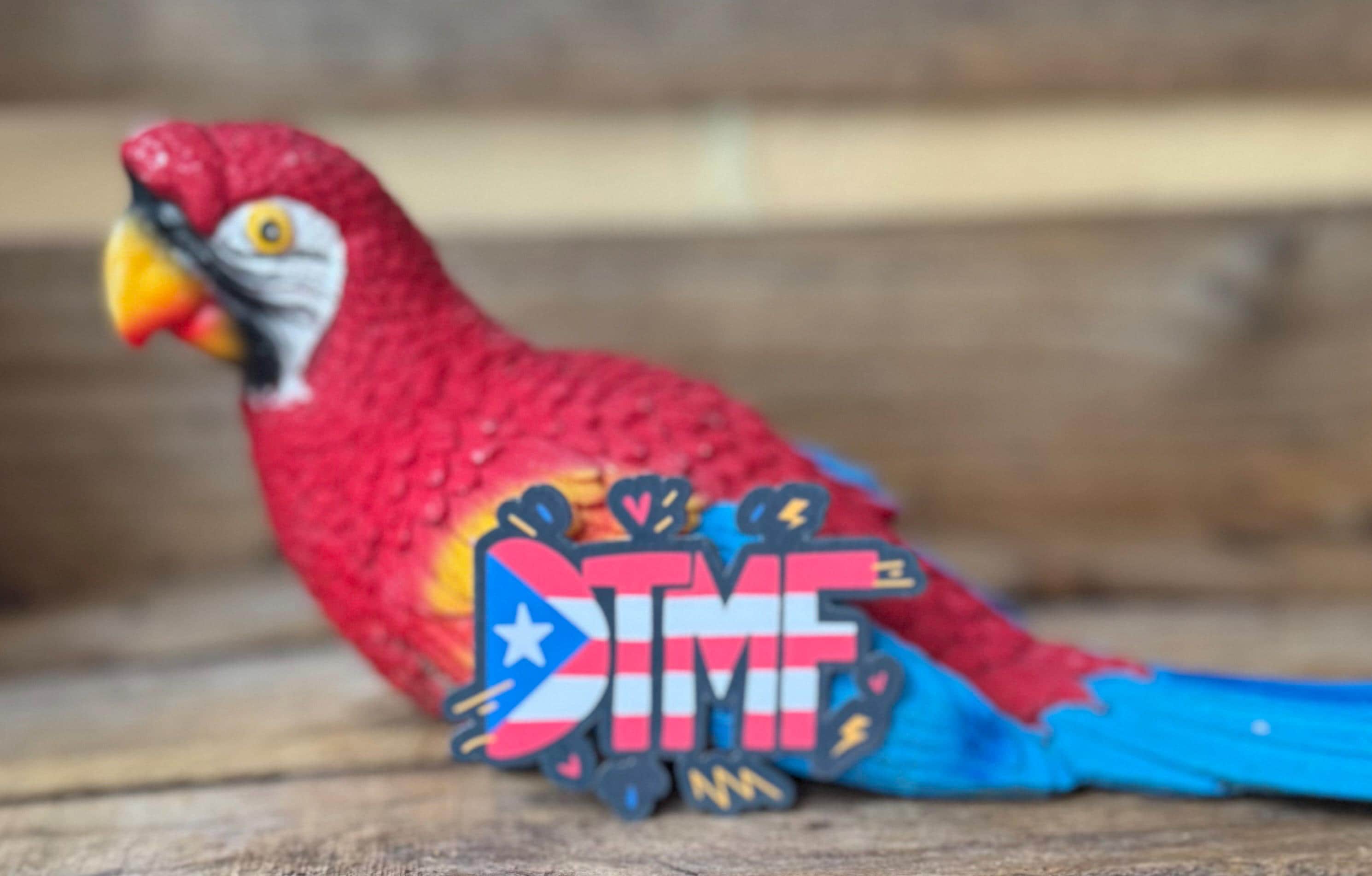 DTMF Bad Bunny Residencia Vinyl Sticker