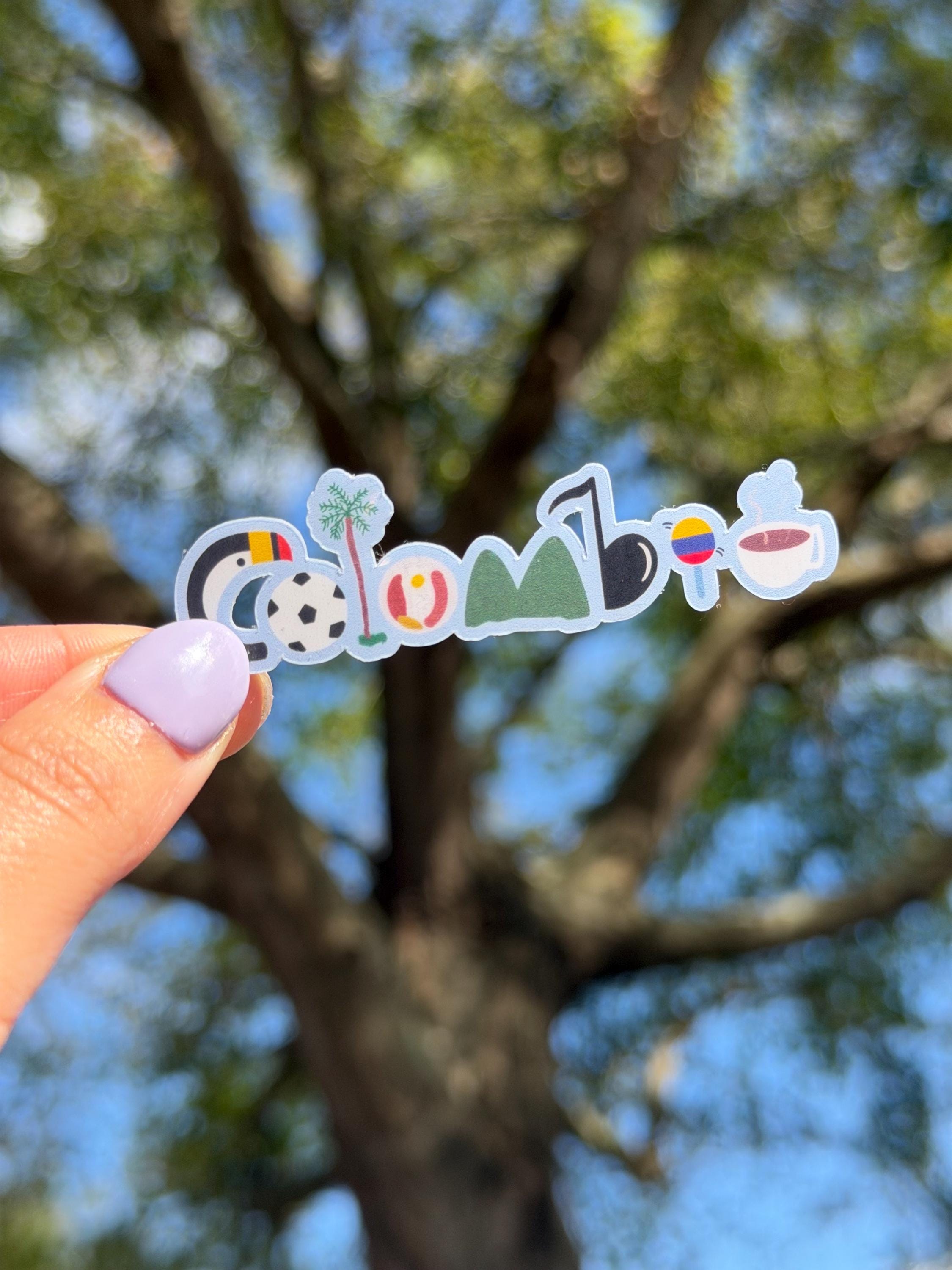 Colombia Flag Culture Vinyl Sticker