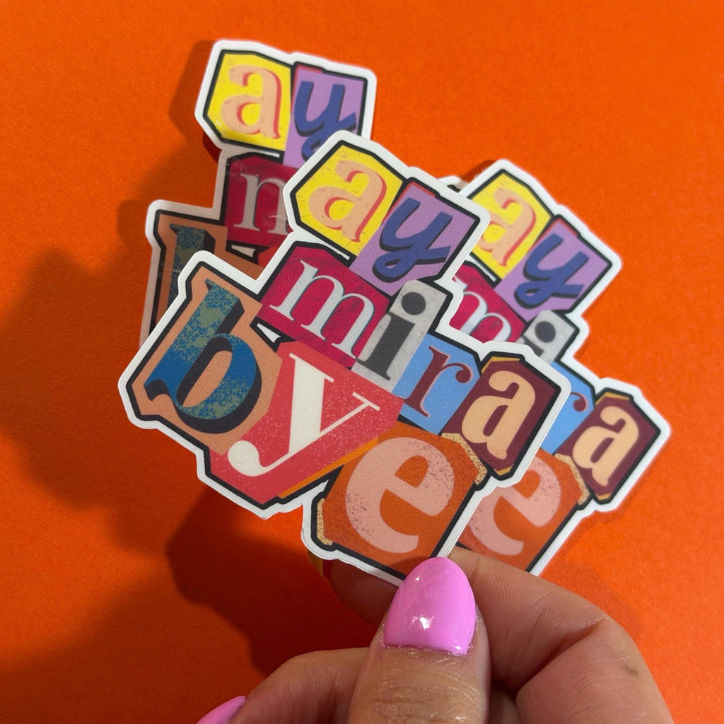 Ay Mira Bye Sassy Spanglish Vinyl Sticker
