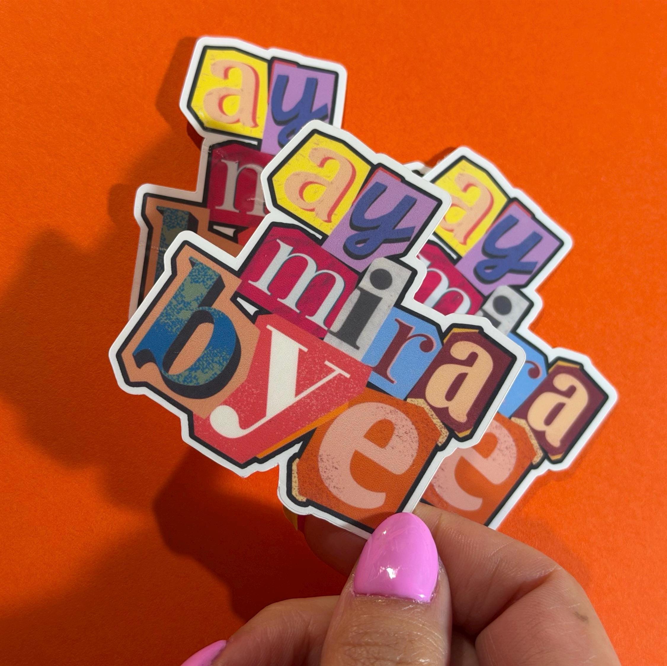 Ay Mira Bye Sassy Spanglish Vinyl Sticker