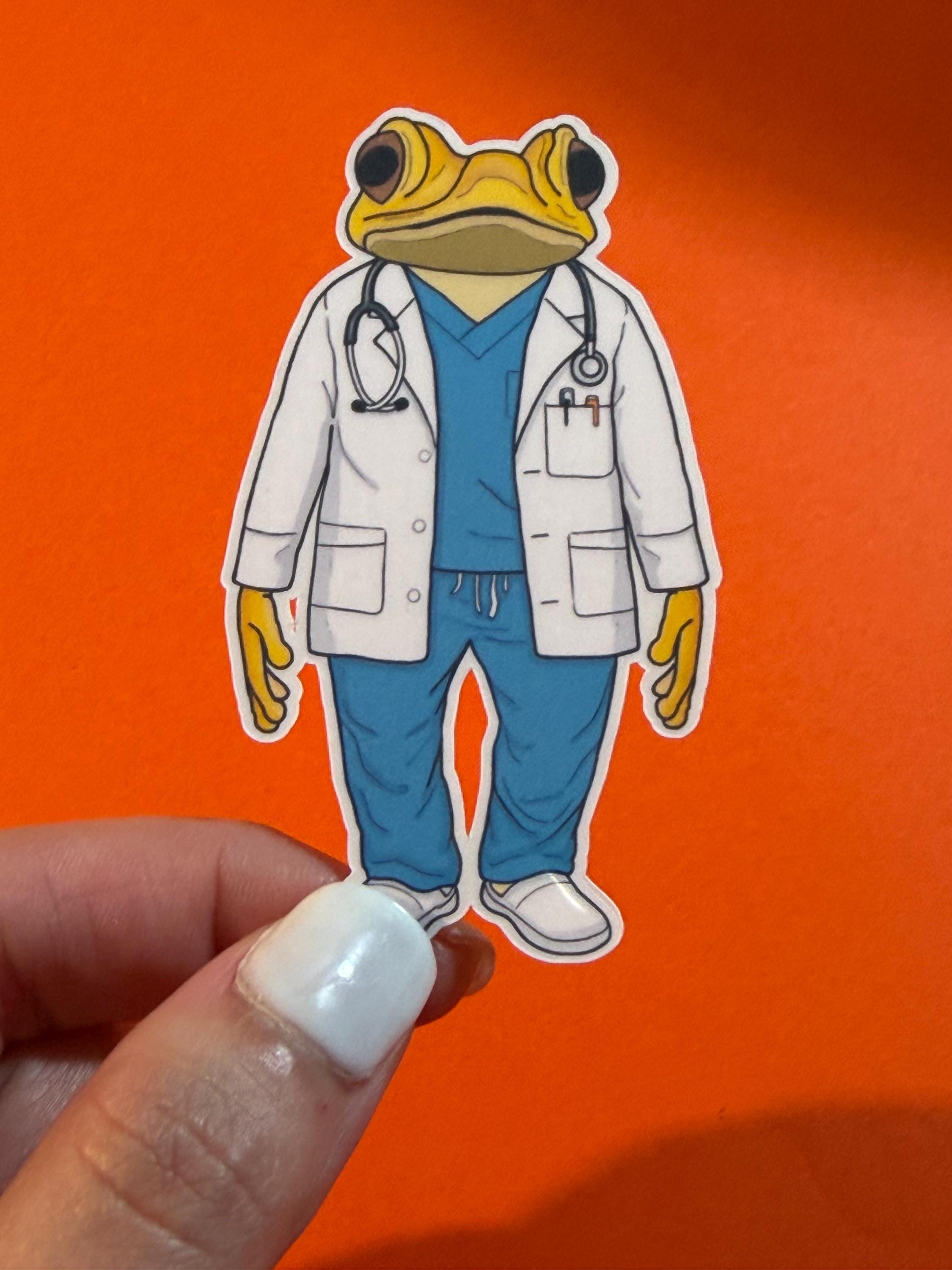 Sapo Concho Doctor Vinyl Sticker
