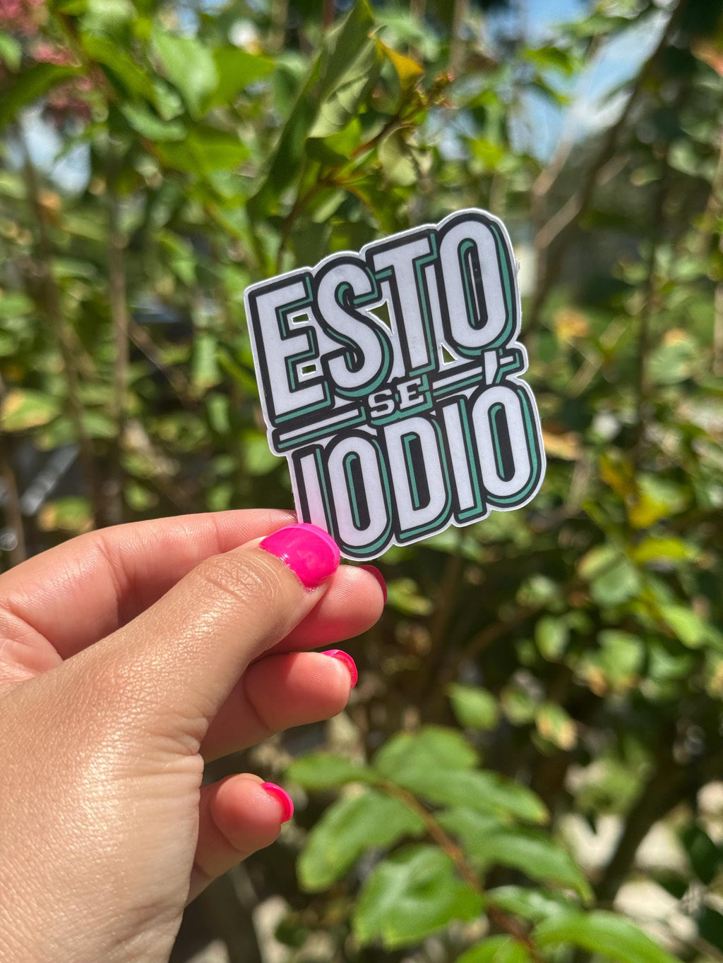 Puerto Rican Slang Humor Vinyl Sticker