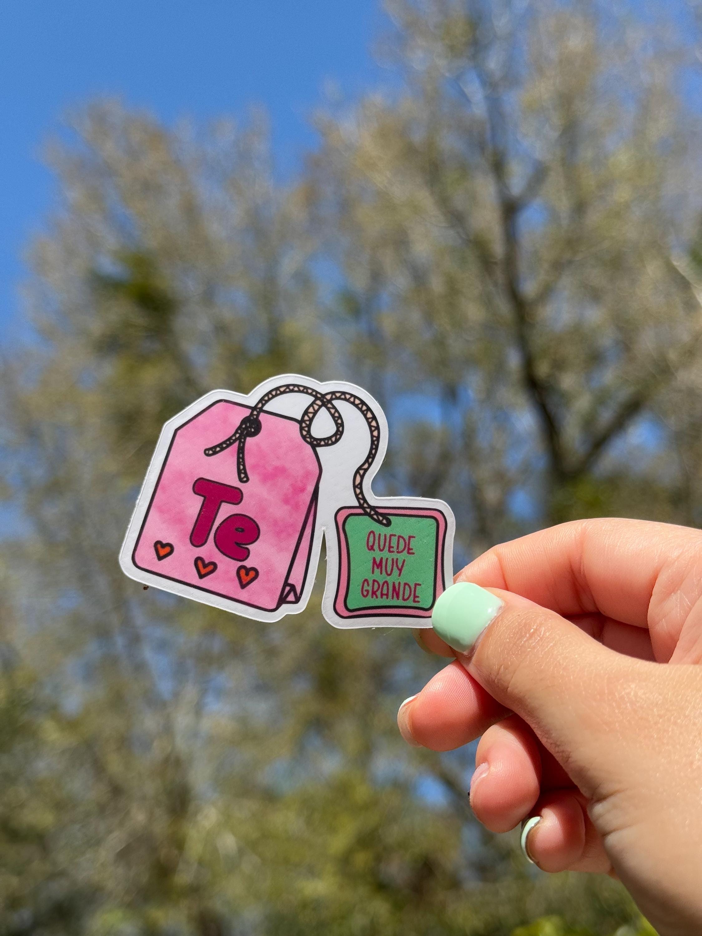 Estabas Muy Grande Sassy Spanish Vinyl Sticker