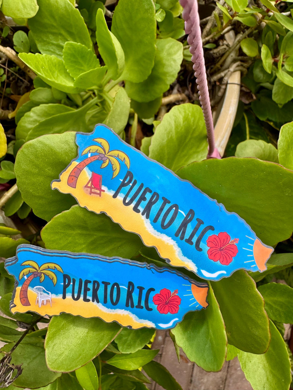 Puerto Rico Map Vinyl Sticker