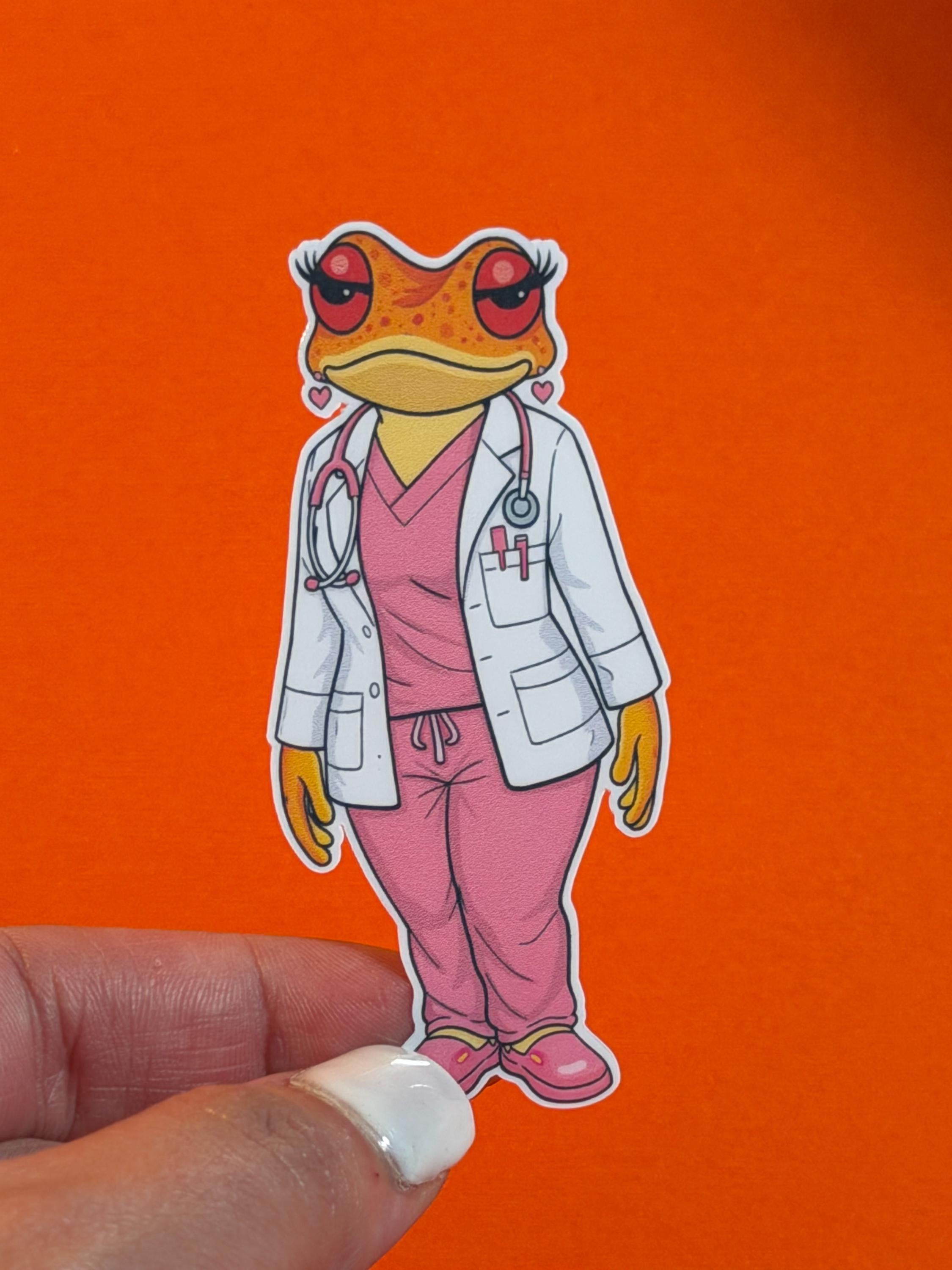 Sapo Concho Doctor Vinyl Sticker
