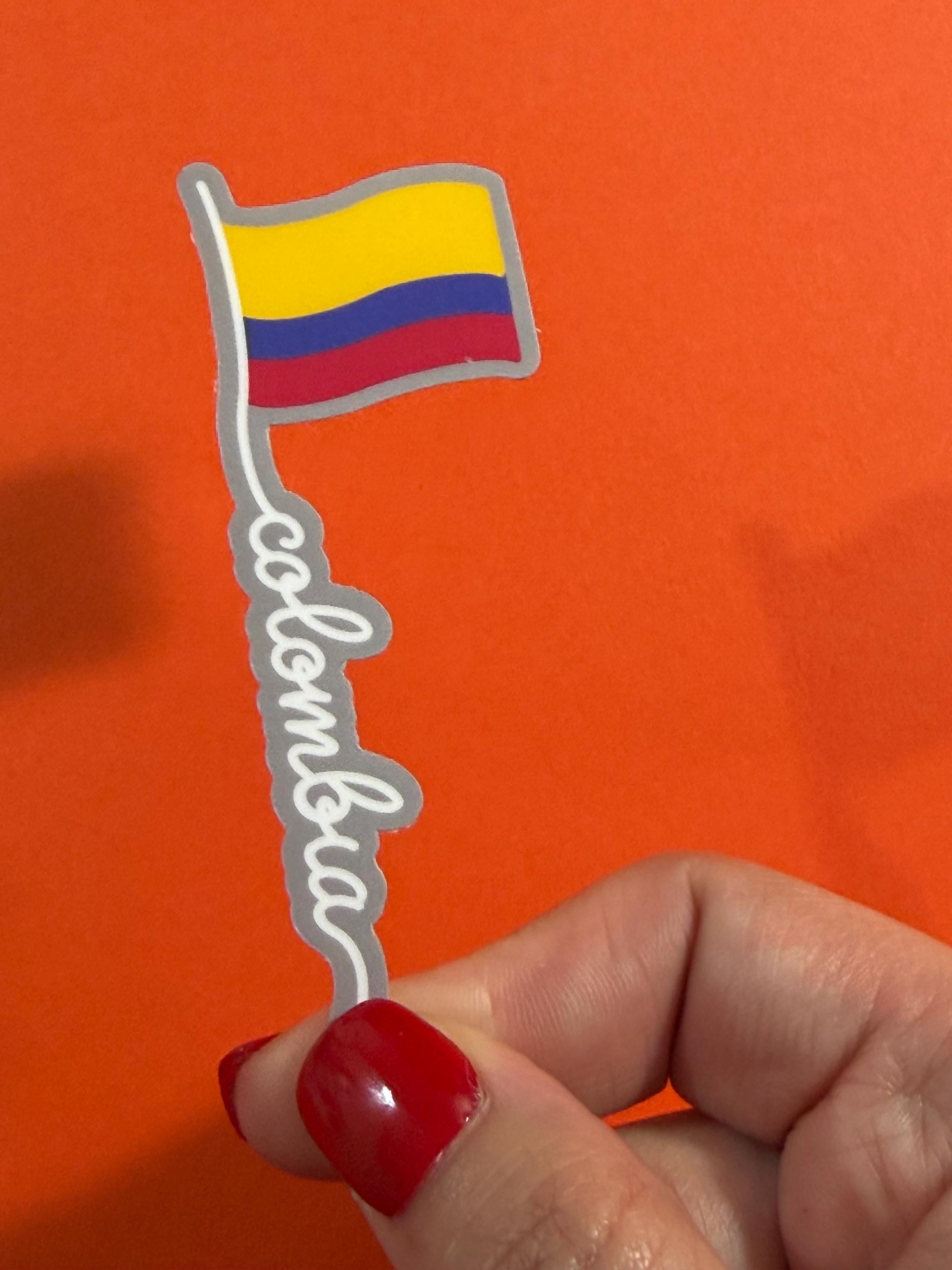Colombia Flag Culture Vinyl Sticker