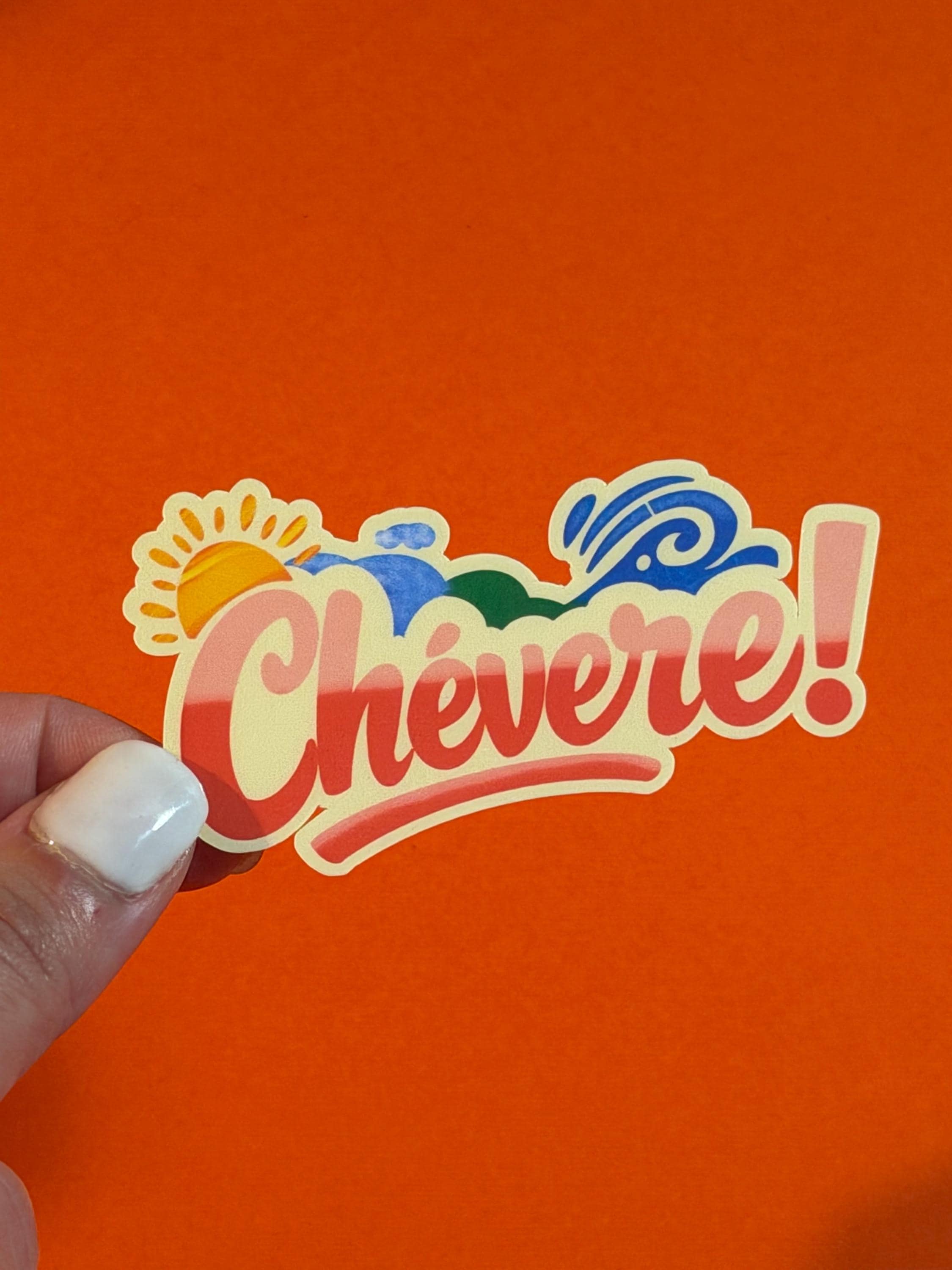 Chévere Reggaetón Aesthetic Vinyl Sticker
