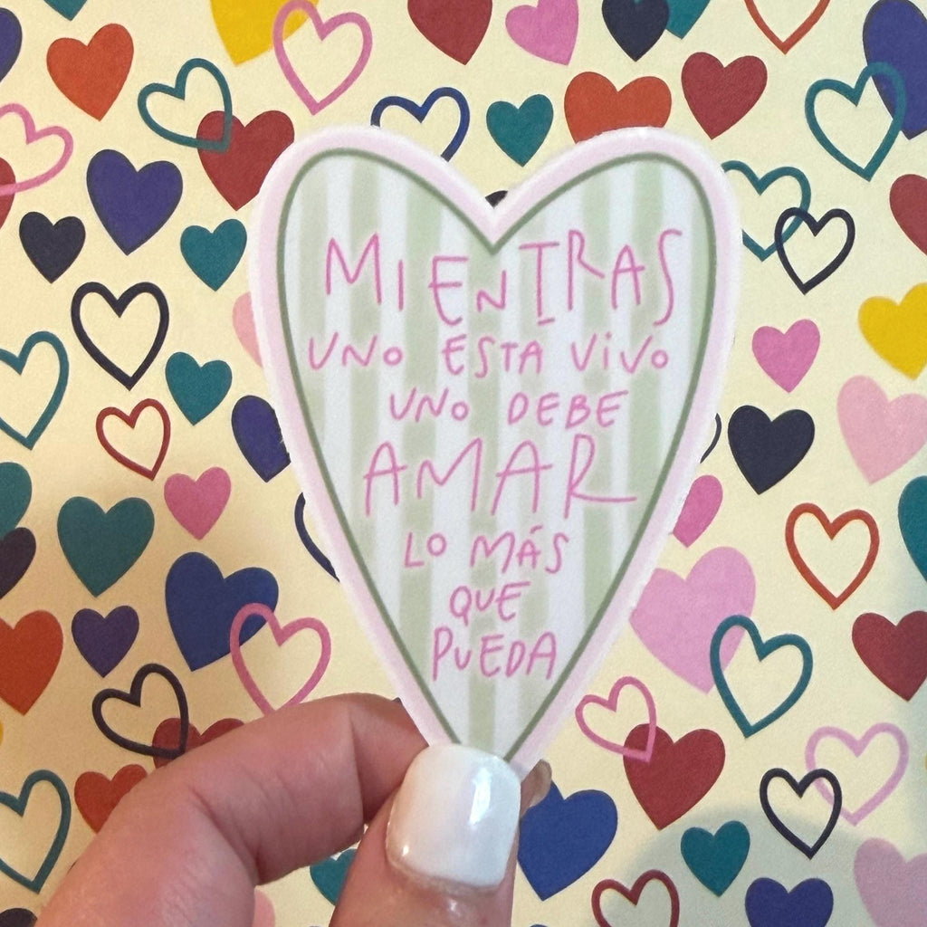 Bad Bunny Love Quote Vinyl Sticker