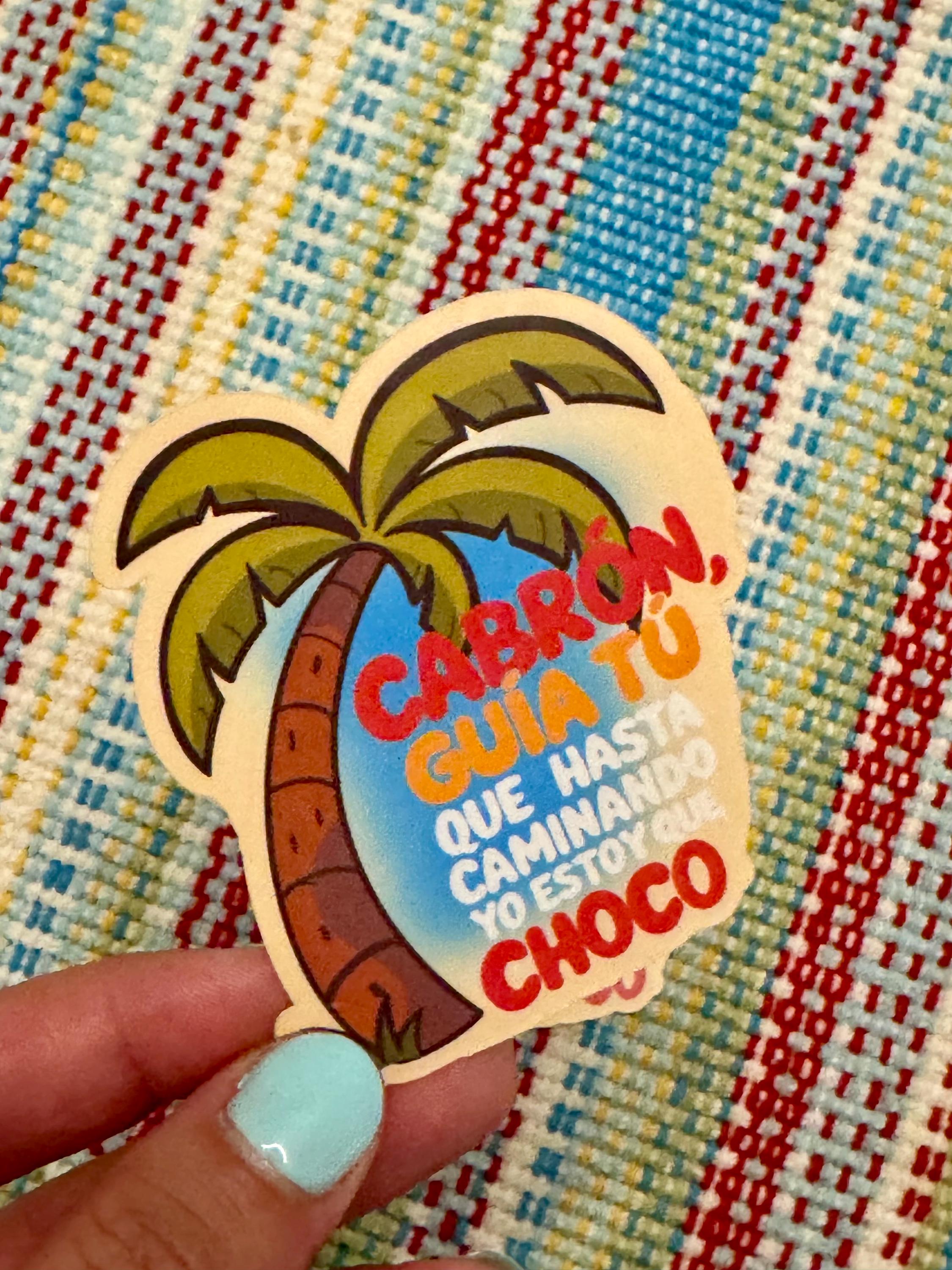 Cabrón Guide You Puerto Rican Humor Vinyl Sticker