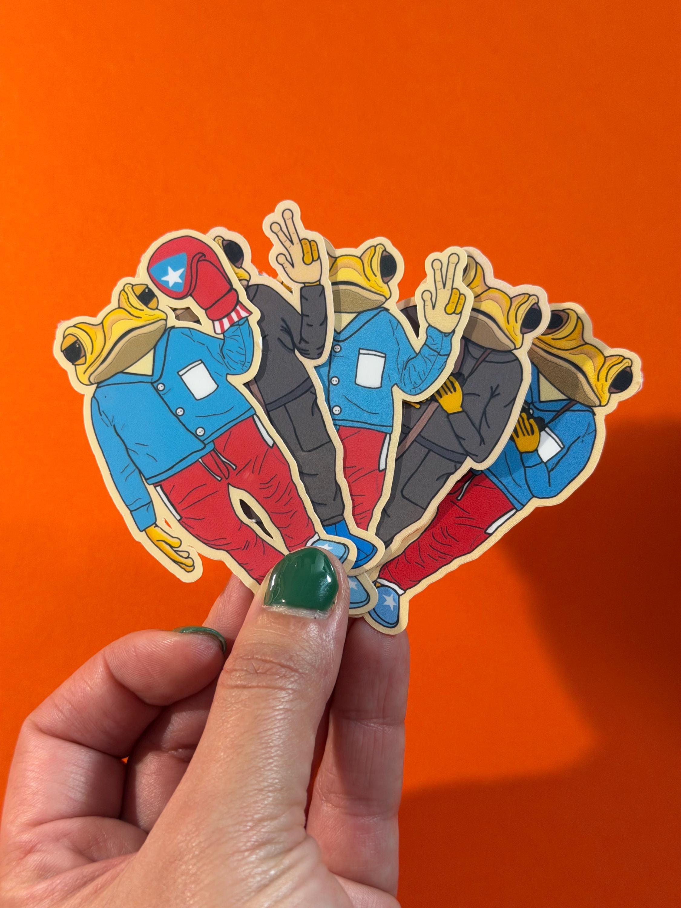 Bad Bunny Sapo Concho Puerto Rico Vinyl Sticker