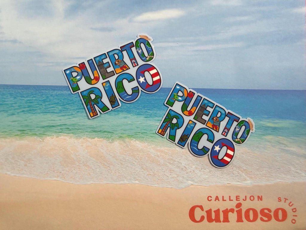 Puerto Rico Island Pride Vinyl Sticker