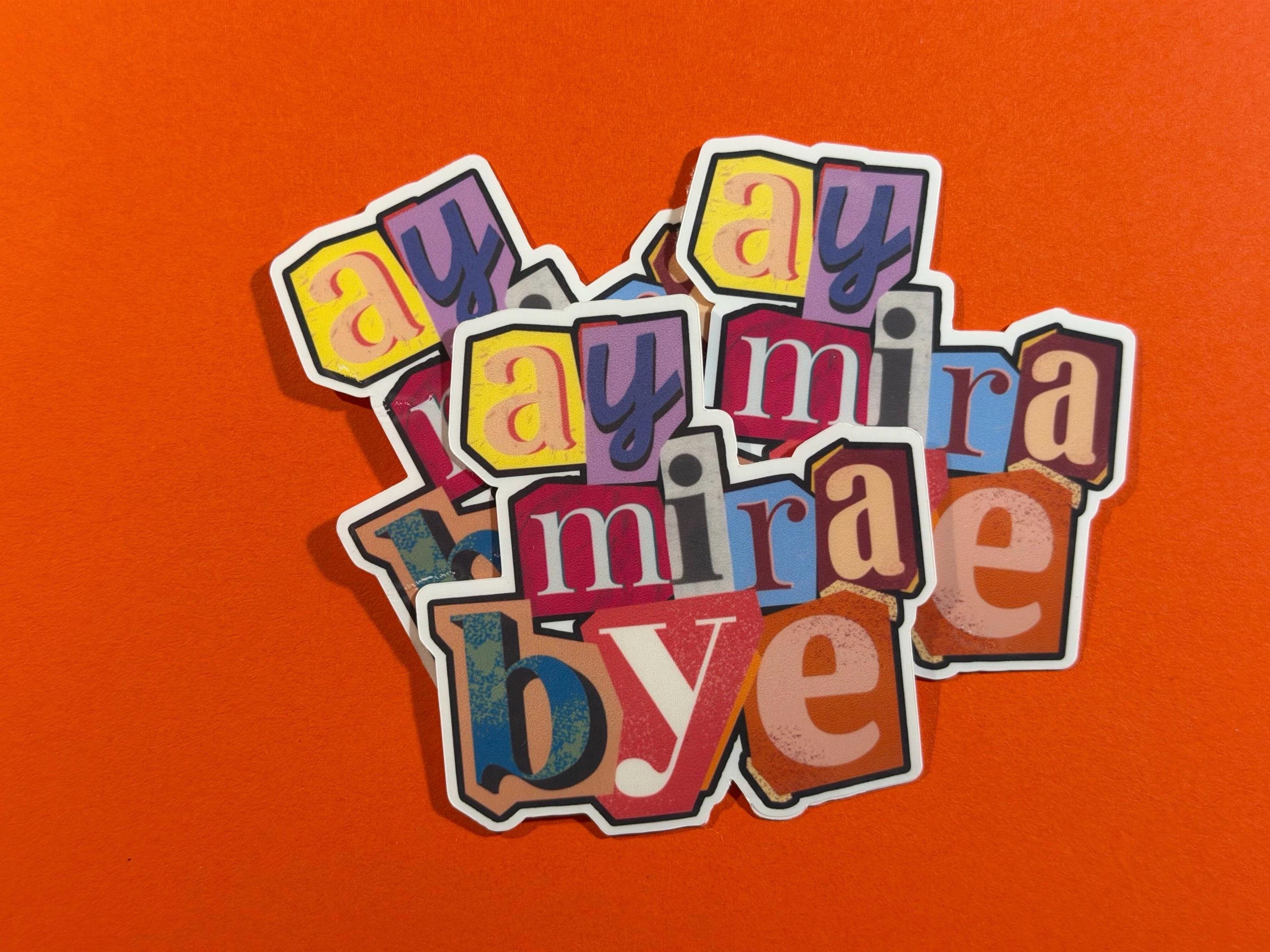 Ay Mira Bye Sassy Spanglish Vinyl Sticker