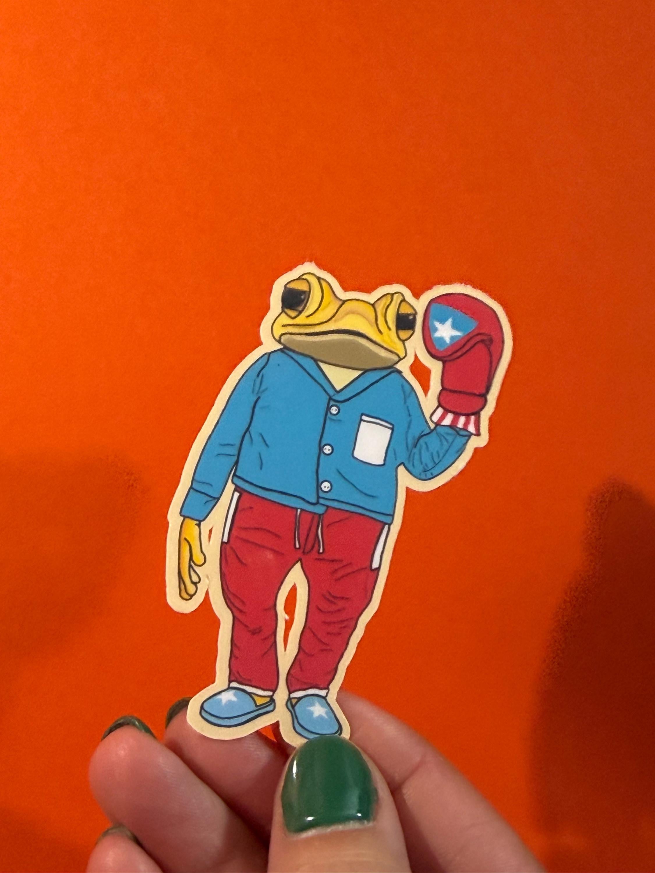 Bad Bunny Sapo Concho Puerto Rico Vinyl Sticker
