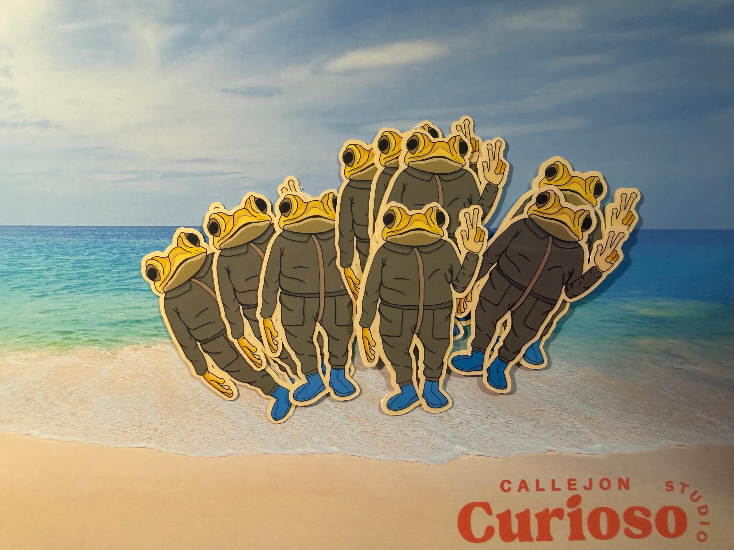 Bad Bunny Sapo Concho Puerto Rico Vinyl Sticker