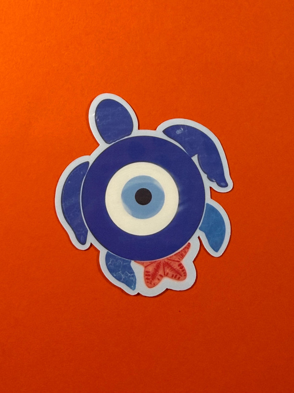Evil Eye Beach Coastal Vinyl Sticker
