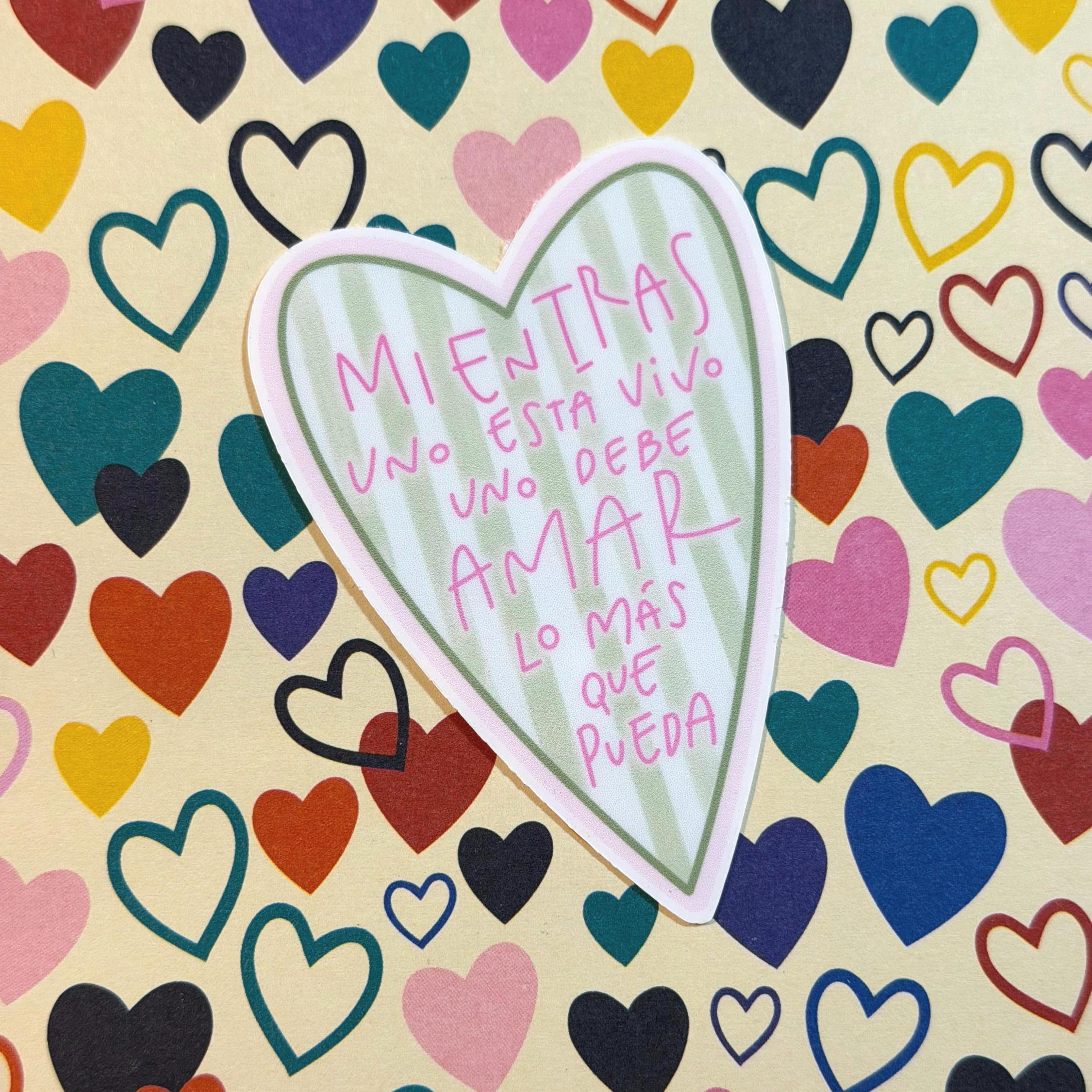 Bad Bunny Love Quote Vinyl Sticker