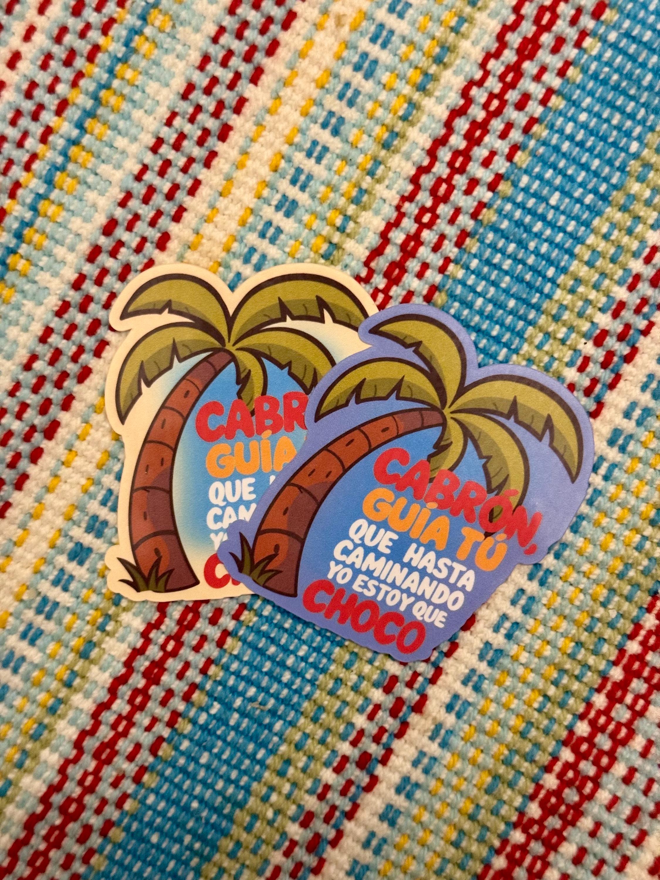 Cabrón Guide You Puerto Rican Humor Vinyl Sticker