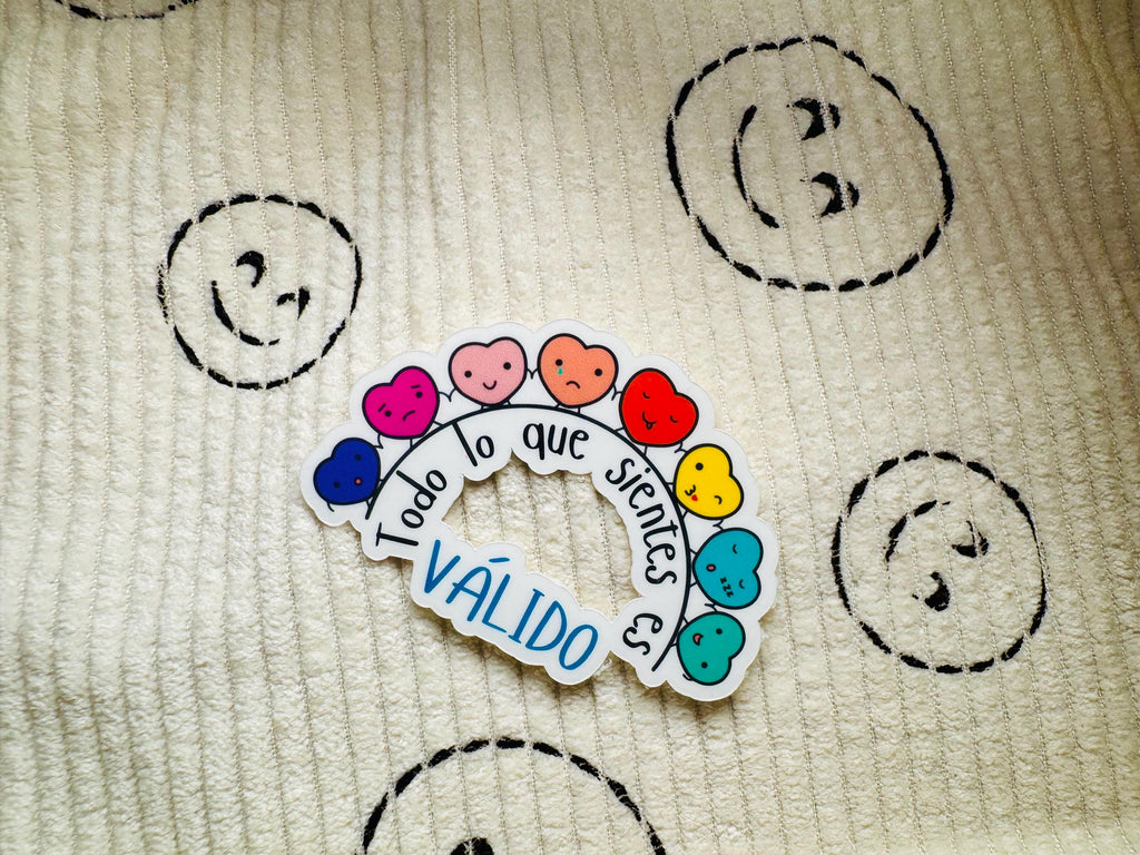 What You Feel Is Valid Mental Health Vinyl Sticker