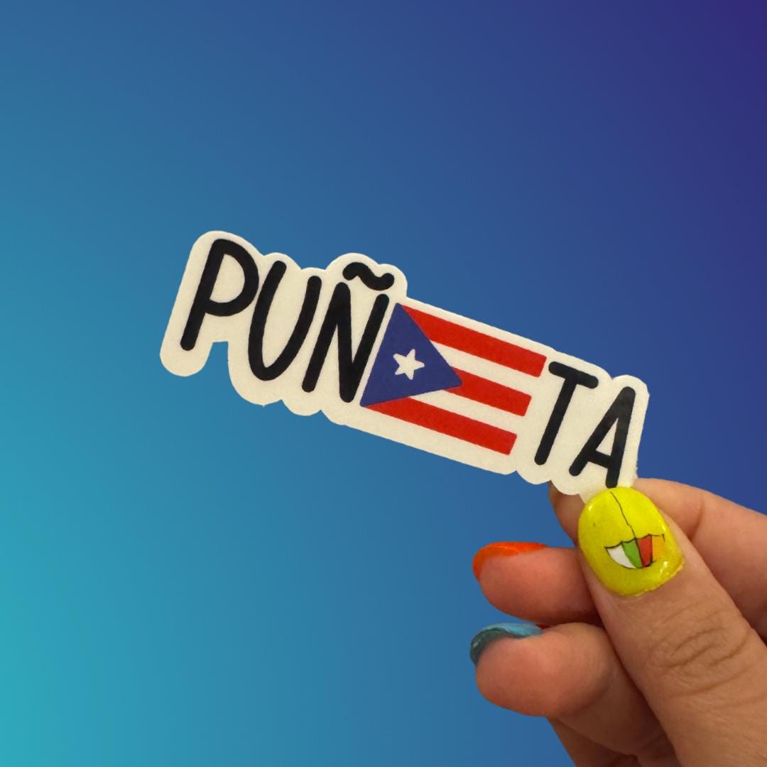 Puñeta Puerto Rican Slang Vinyl Sticker