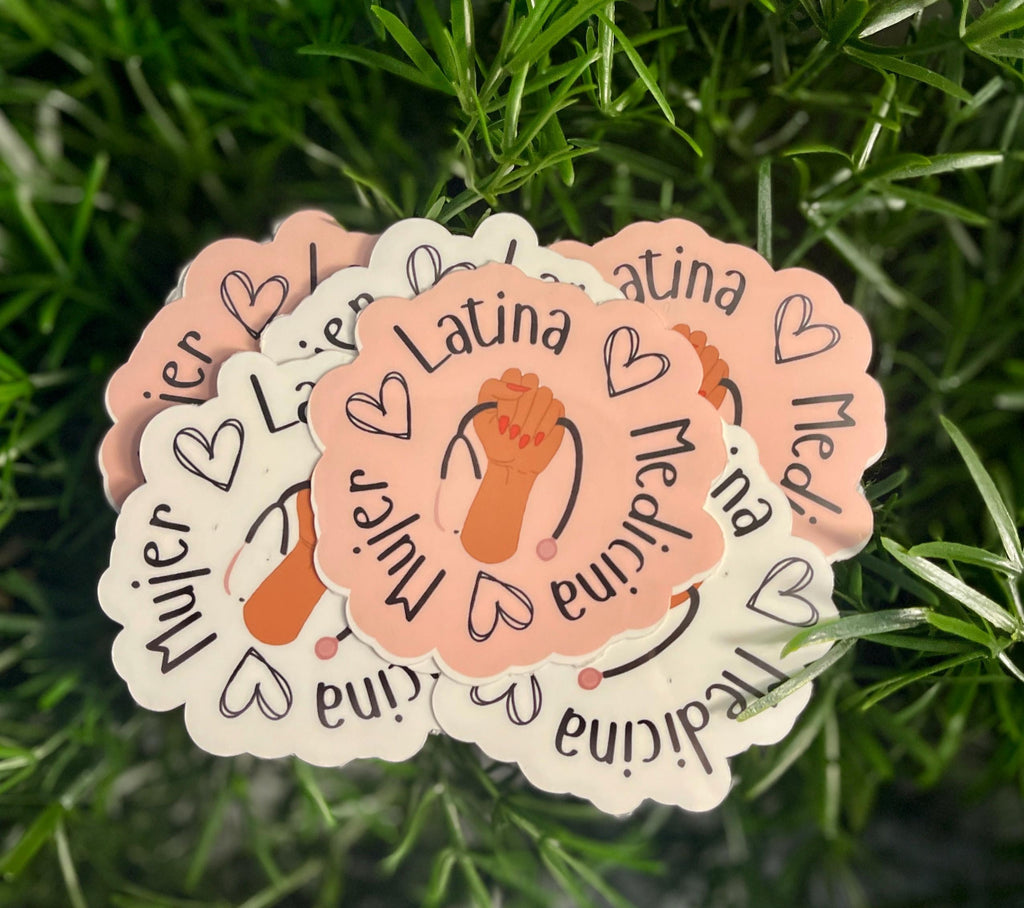 Latina Medicina Mujer Empowerment Vinyl Sticker