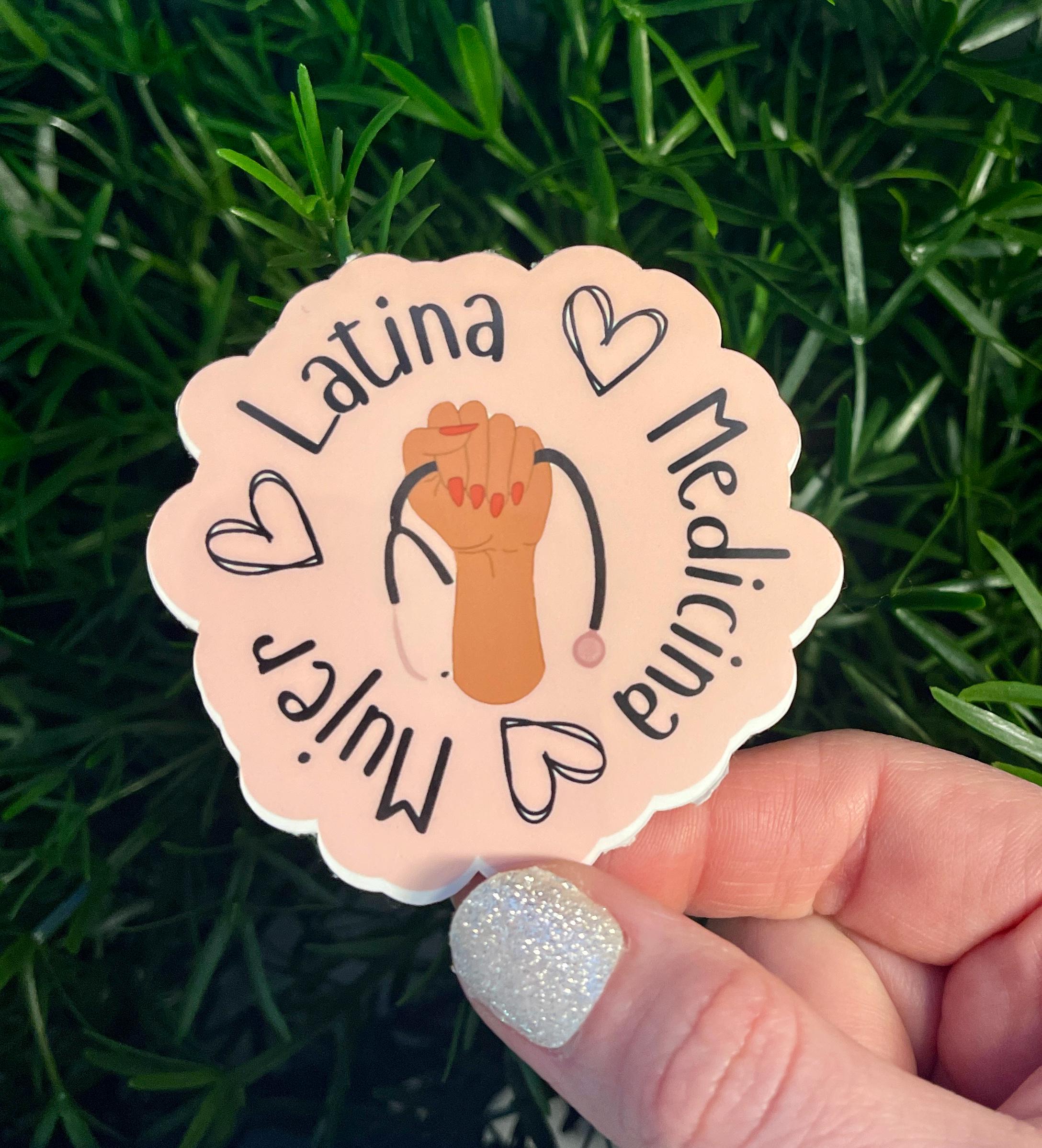 Latina Medicina Mujer Empowerment Vinyl Sticker