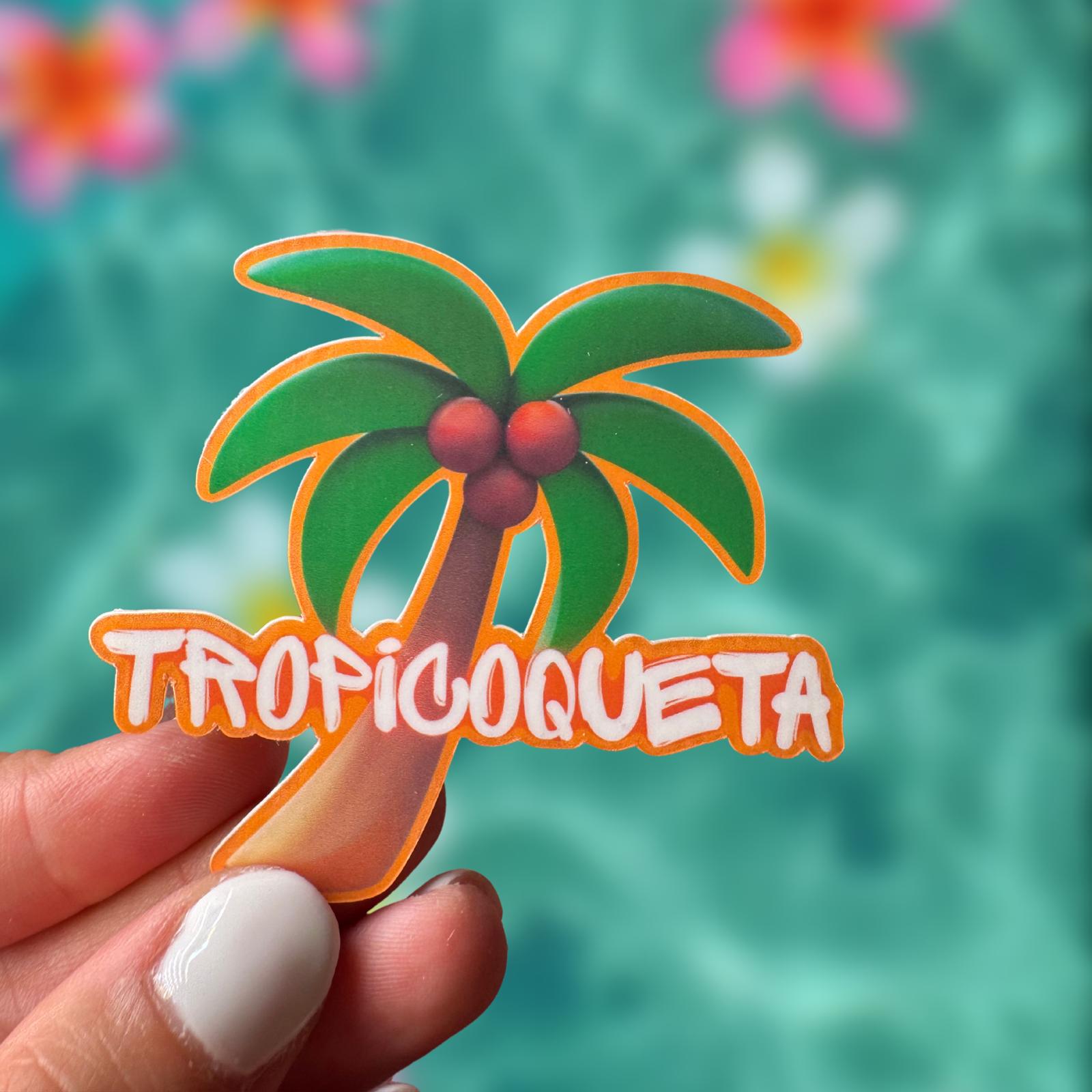 Tropicoqueta Tropical Baddie Vinyl Sticker
