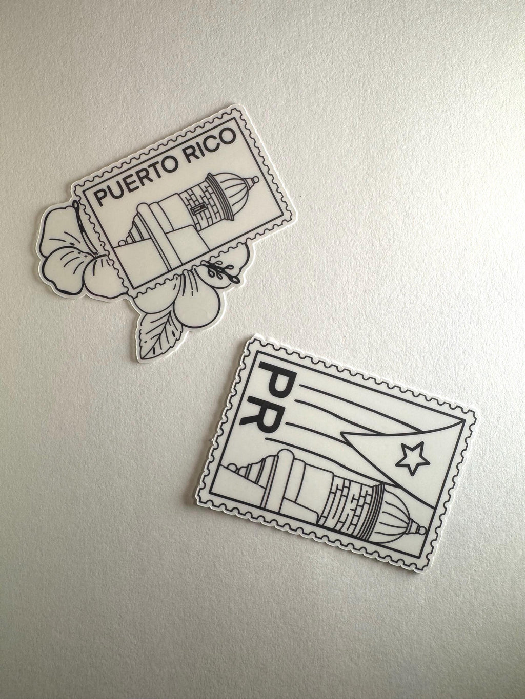Puerto Rico Stamp Vinyl Sticker