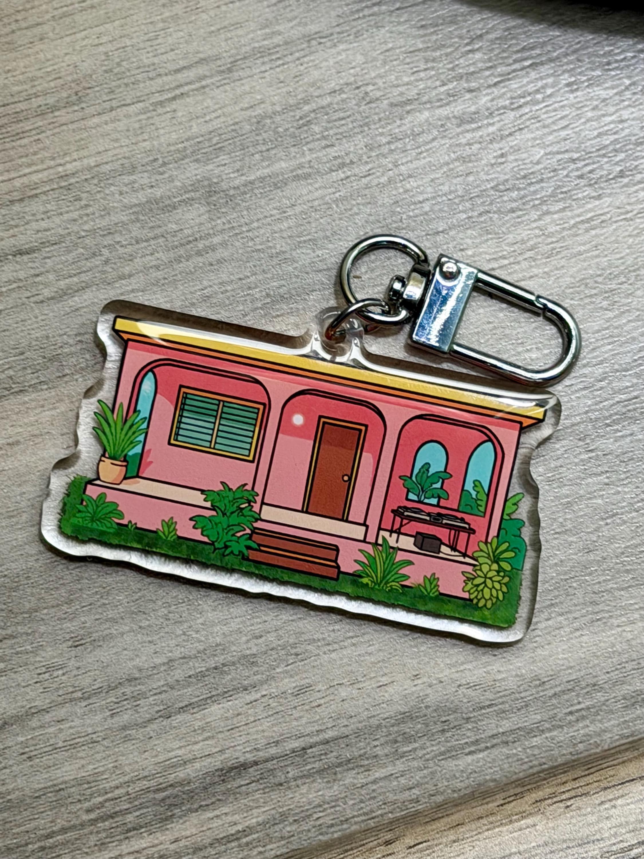 La Casita Acrylic Keychain
