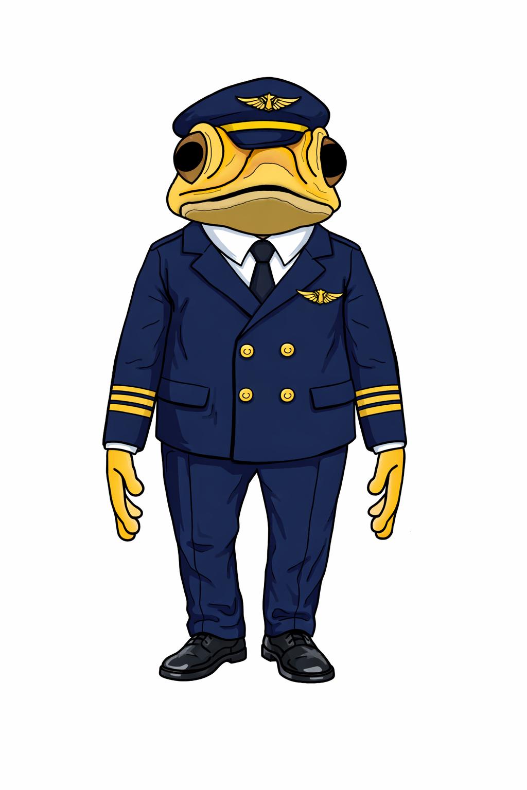 Sapo Concho Pilot Vinyl Sticker