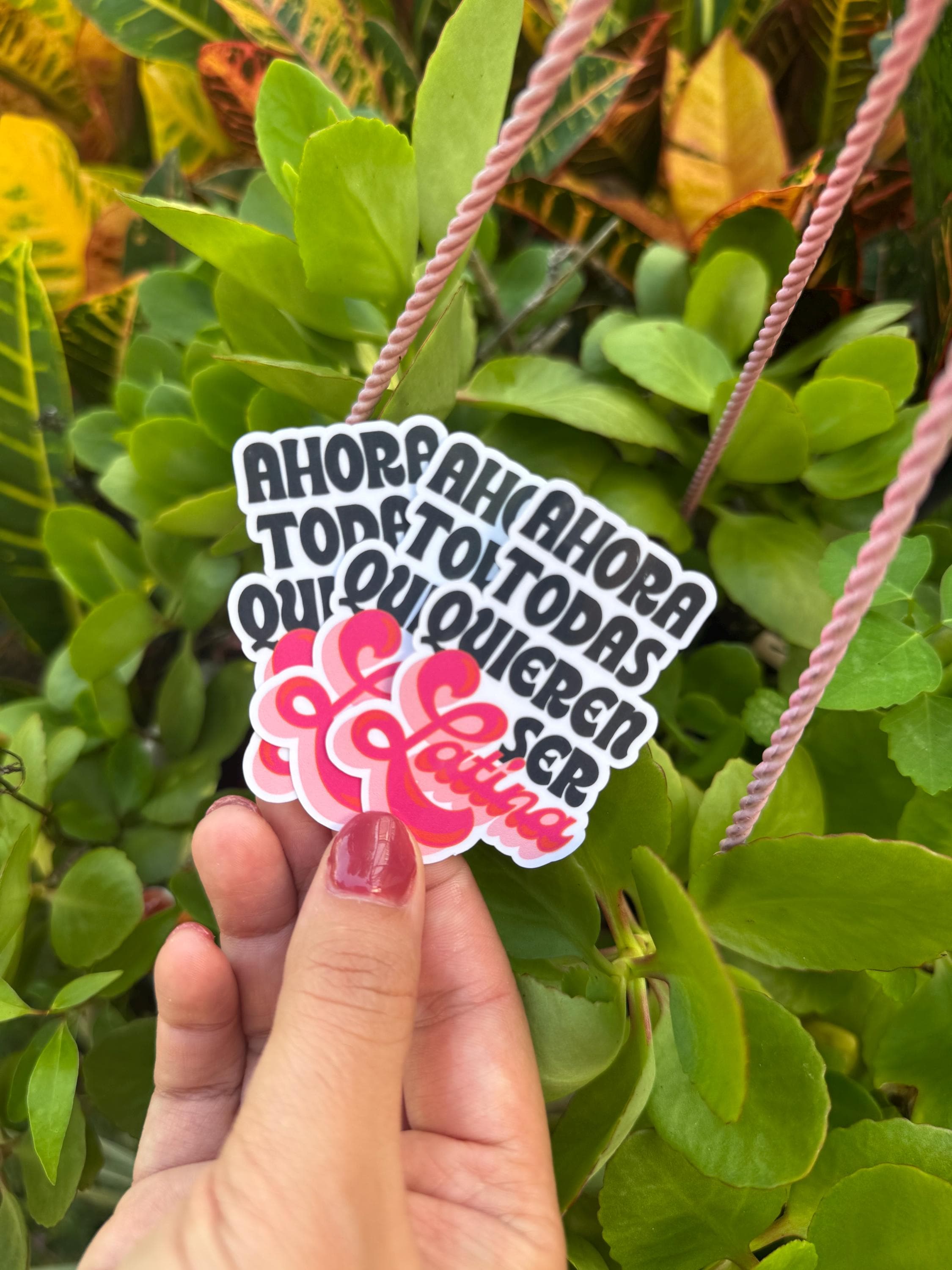 Now Everyone Wants to Be Latina Vinyl Sticker