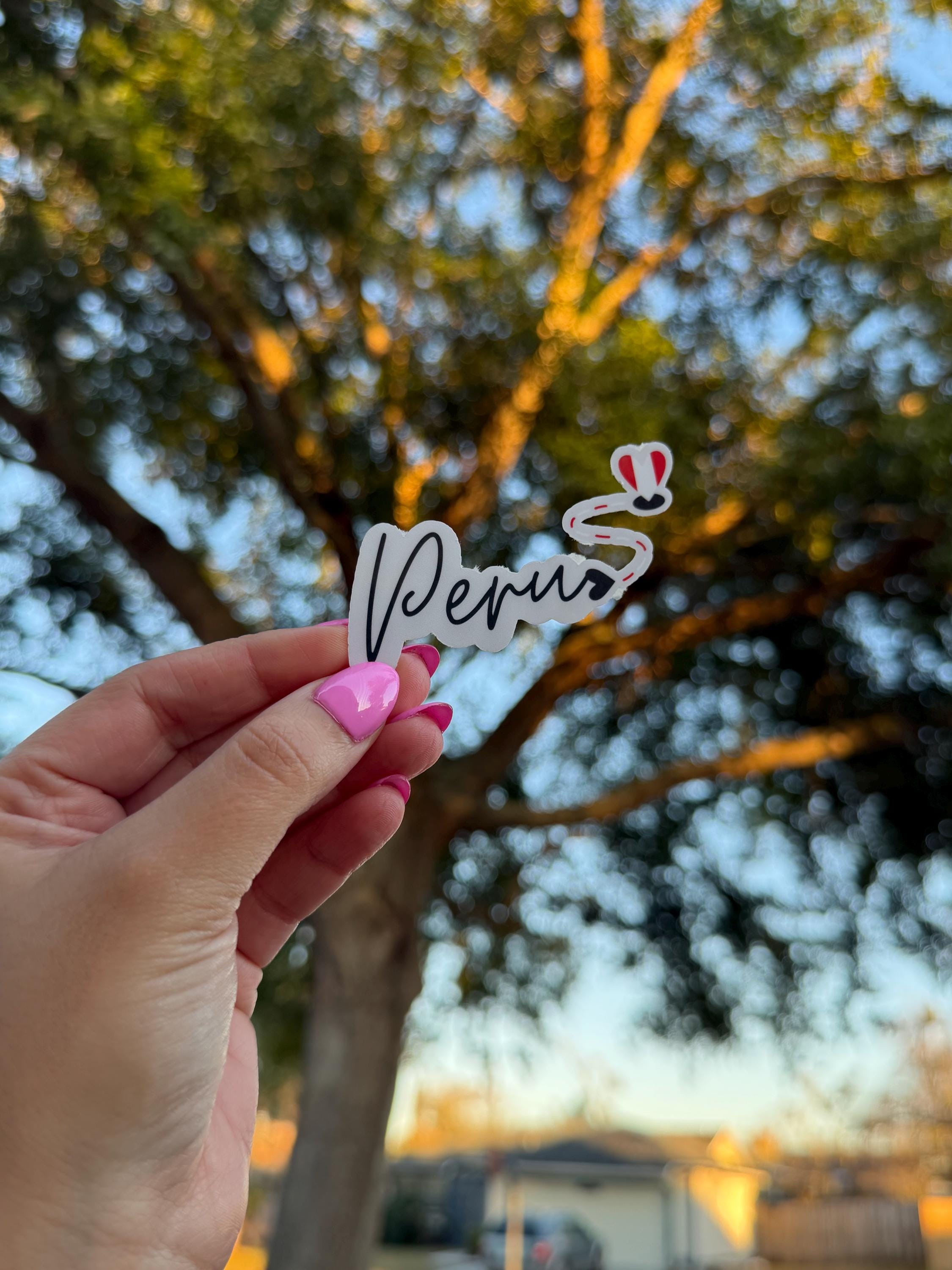 Minimalist Latino Country Flag Vinyl Sticker