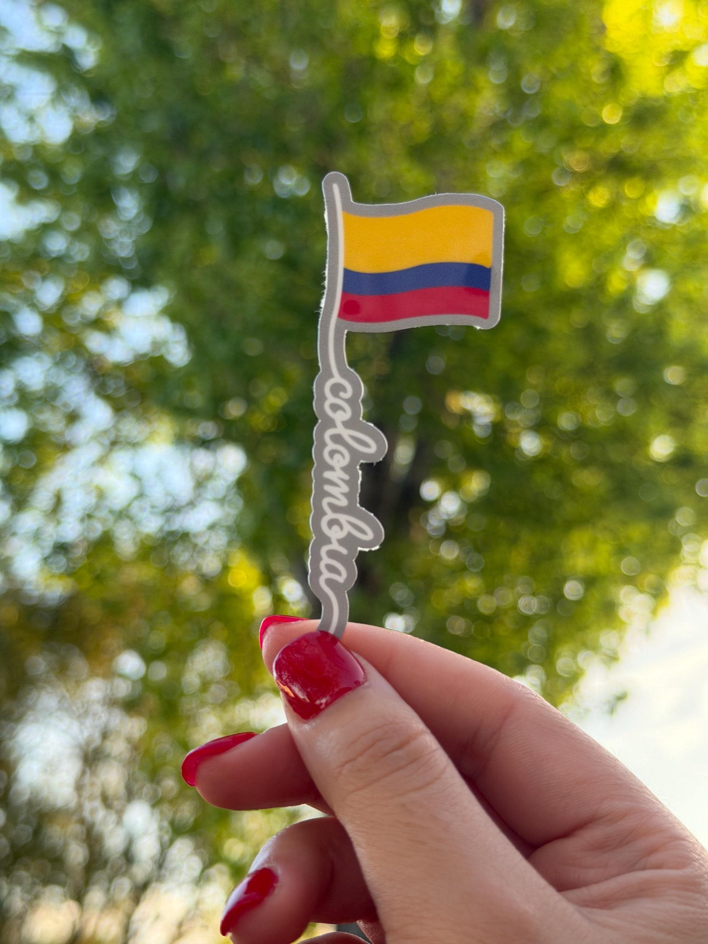 Colombia Flag Culture Vinyl Sticker