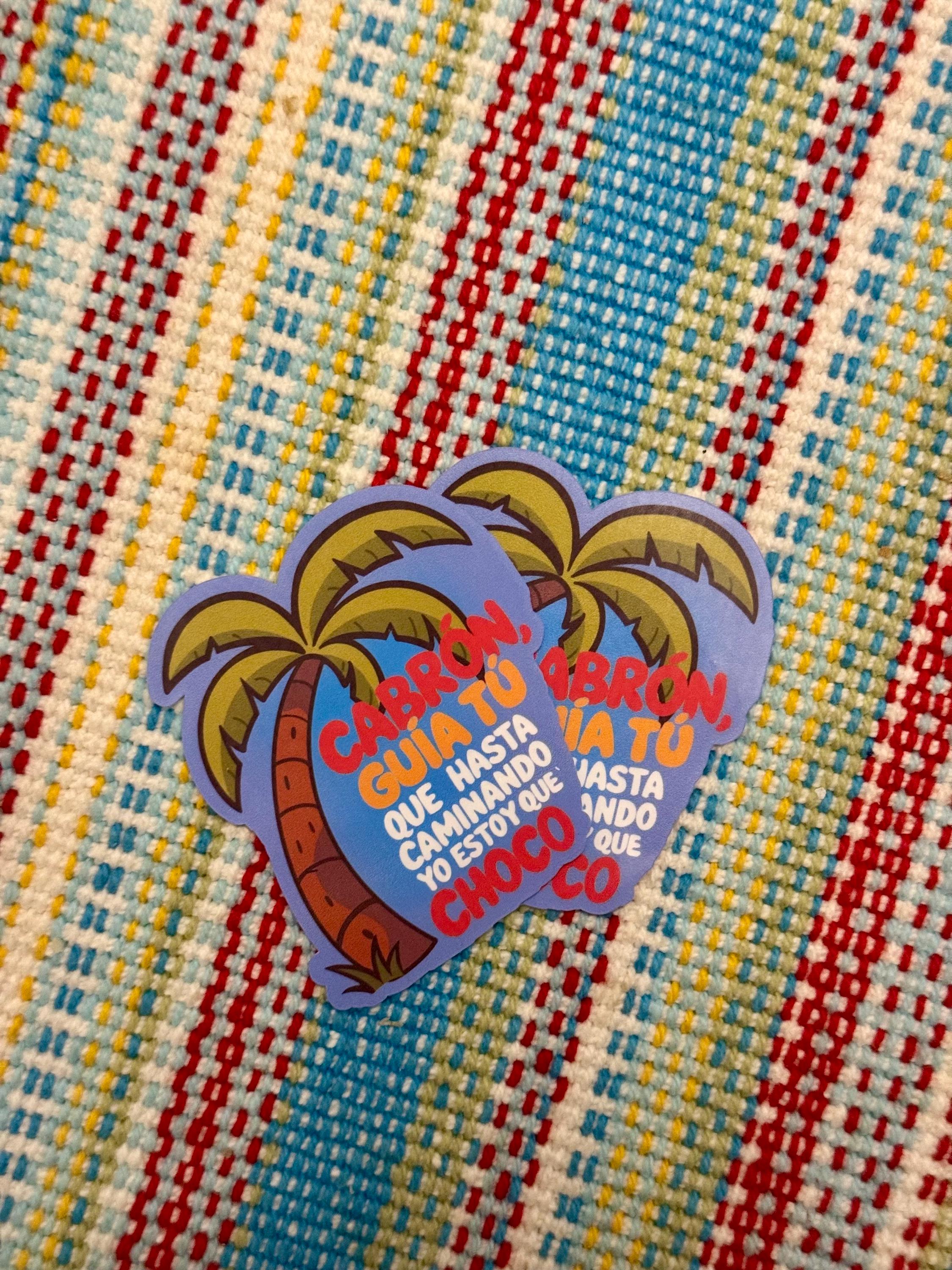 Cabrón Guide You Puerto Rican Humor Vinyl Sticker