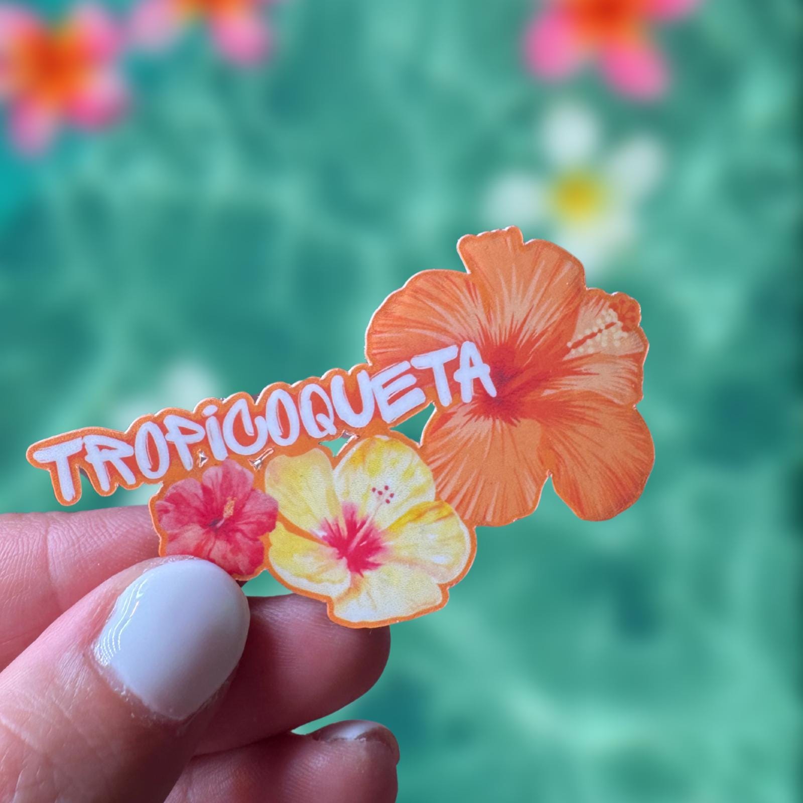 Tropicoqueta Tropical Baddie Vinyl Sticker