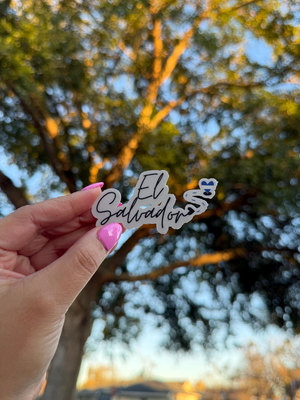 Minimalist Latino Country Flag Vinyl Sticker