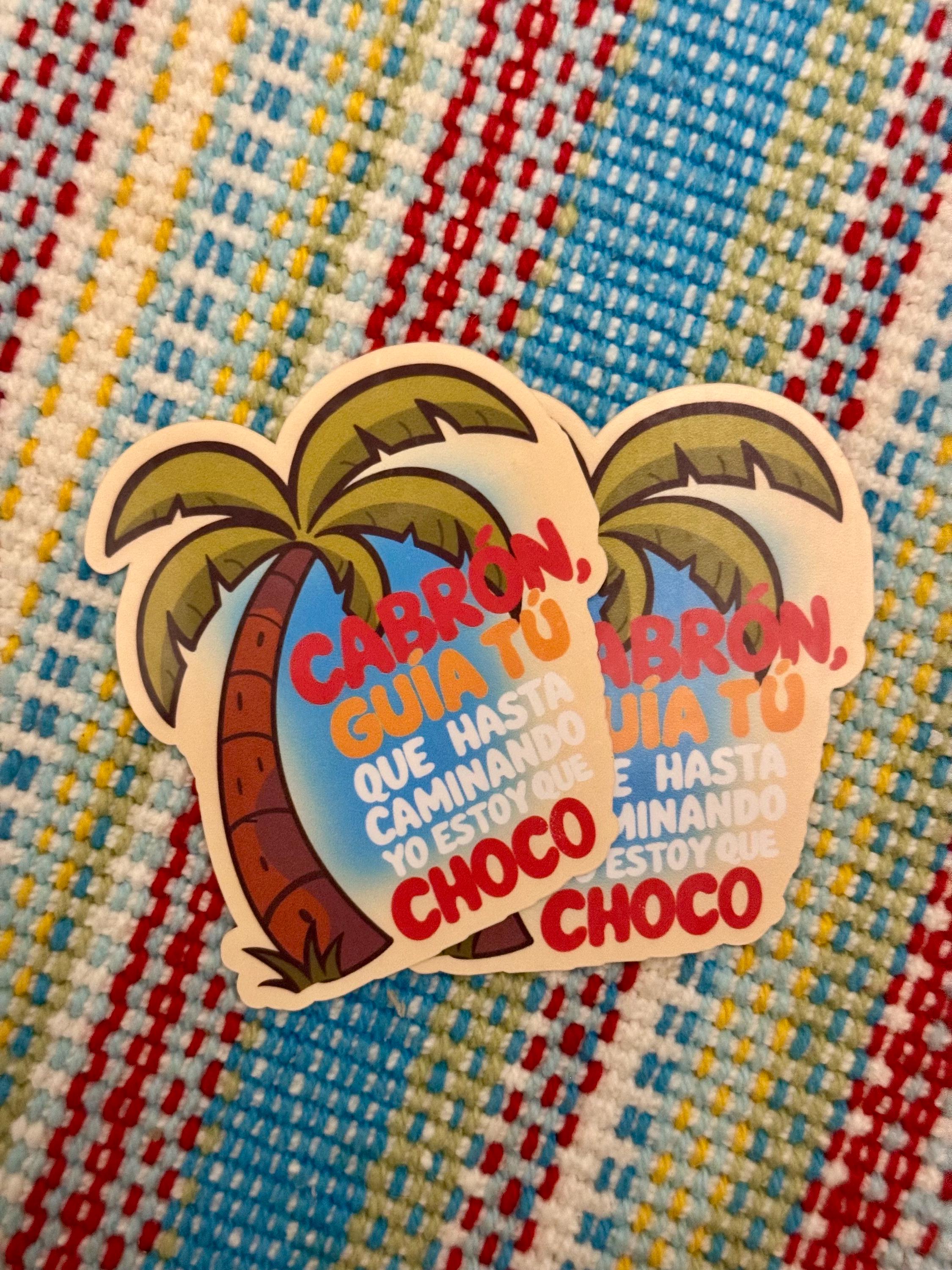 Cabrón Guide You Puerto Rican Humor Vinyl Sticker